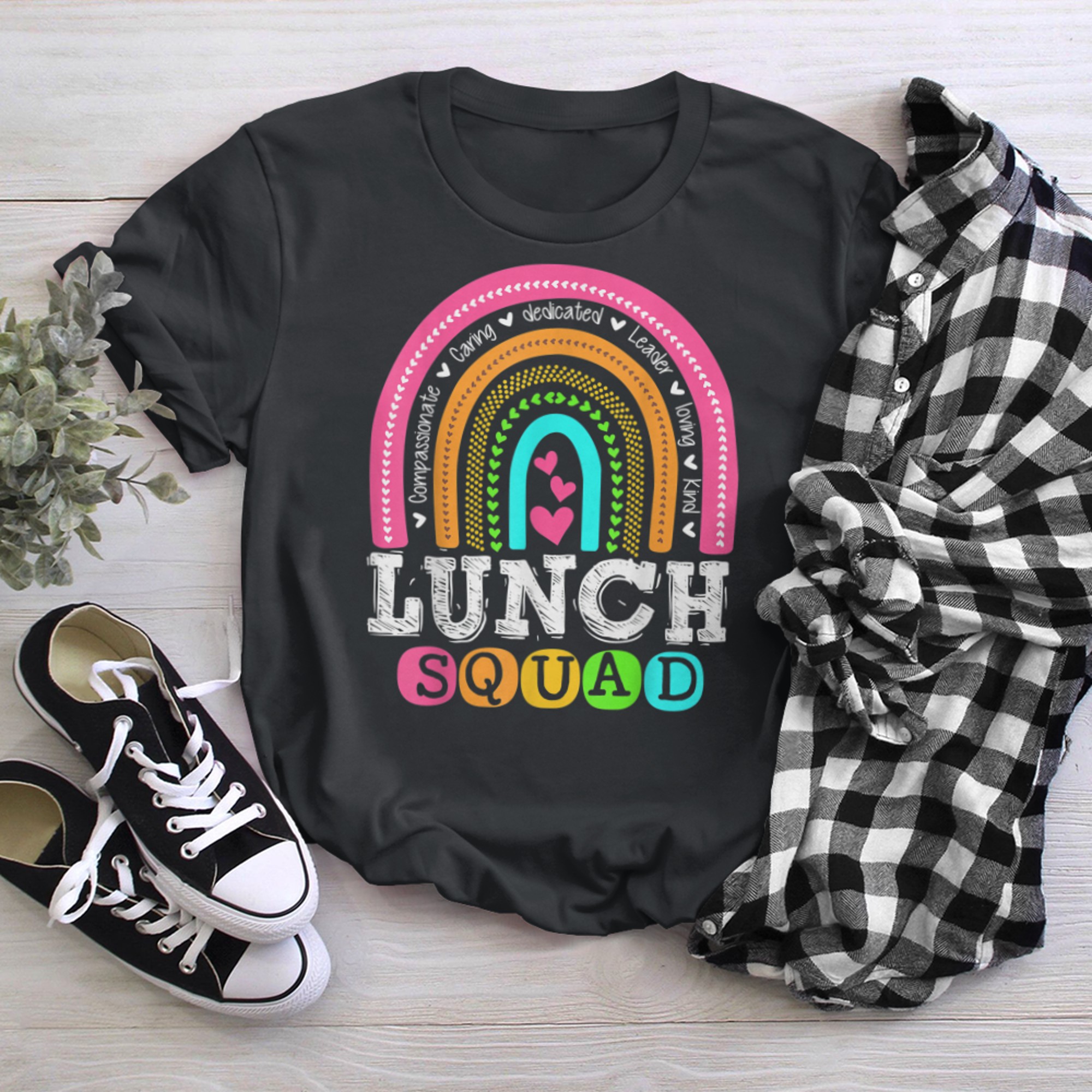 Lunch Squad Group Matching School Cafeteria Crew Spirit Day (31) t-shirt black