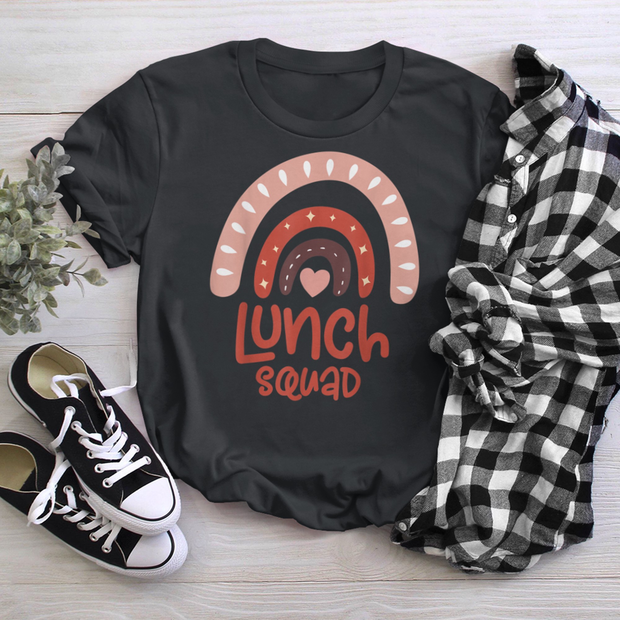 Lunch Squad Group Matching School Cafeteria Crew Spirit Day (33) t-shirt black