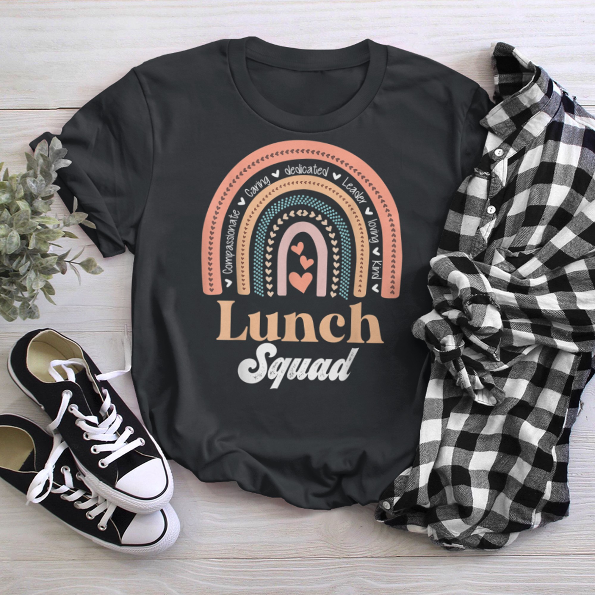 Lunch Squad Group Matching School Cafeteria Crew Spirit Day (34) t-shirt black