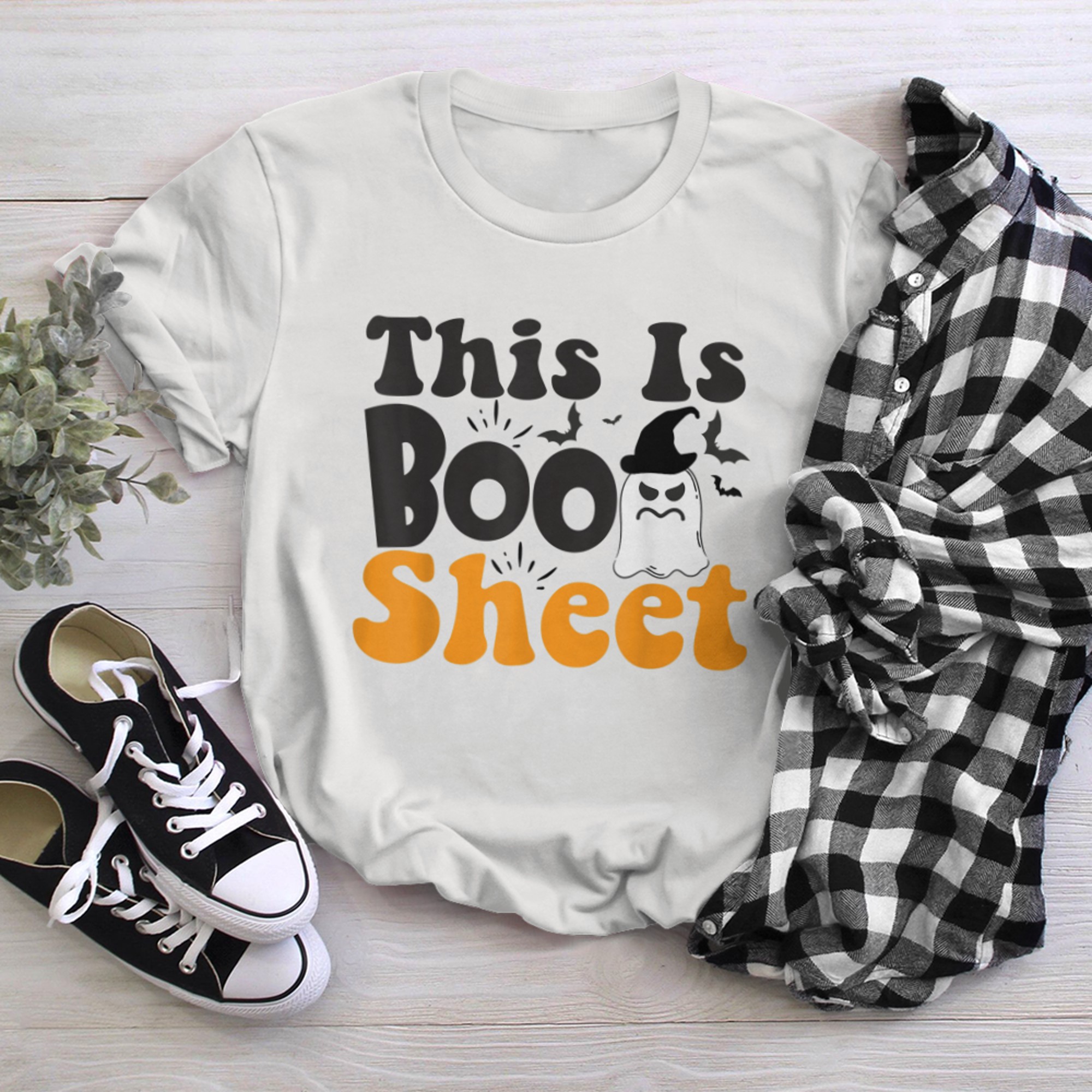 This is Boo Sheet (1) t-shirt white