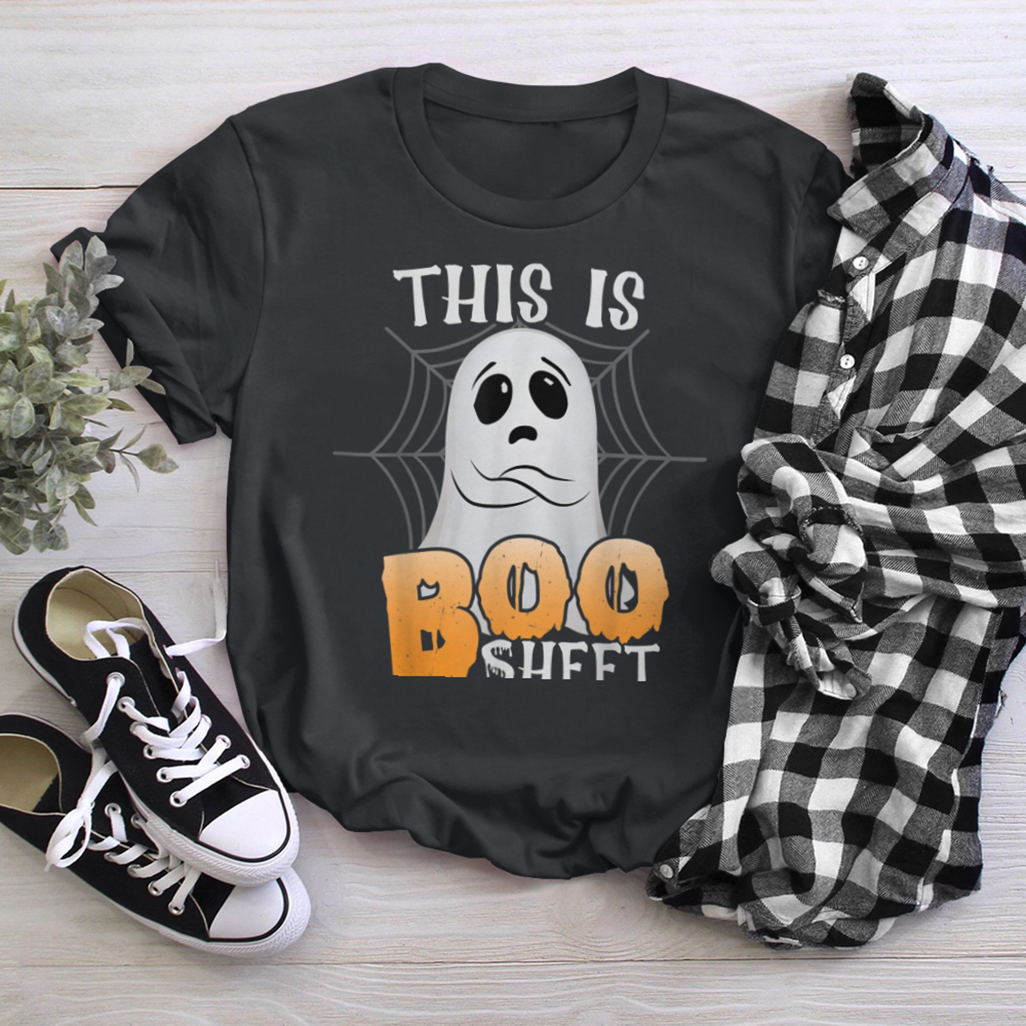 This Is Boo Sheet Ghost Retro Halloween Costume Men Women - 2023-09-12T162912.954 t-shirt black