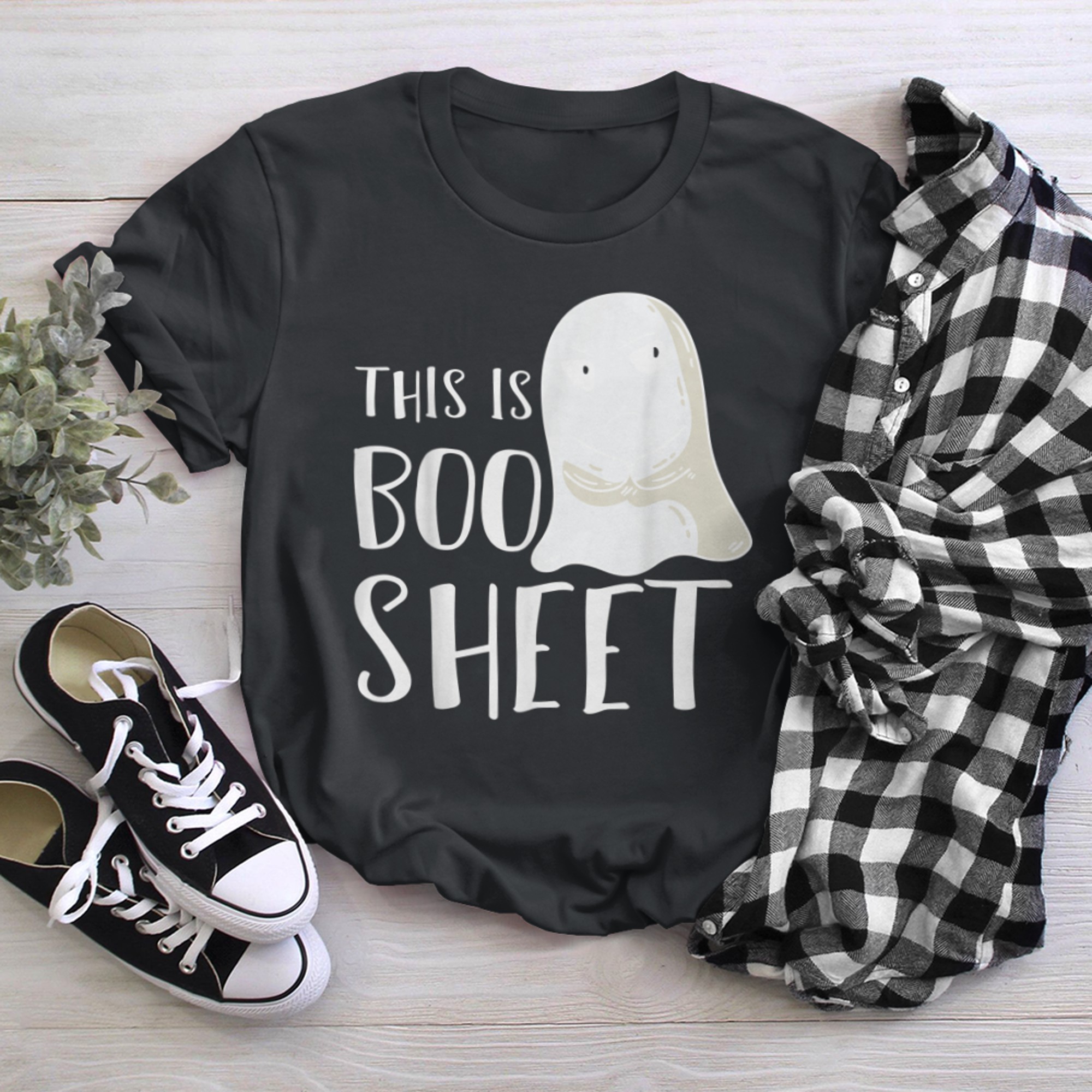 This Is Boo Sheet Ghost Retro Halloween Costume Men Women - 2023-09-12T162914.670 t-shirt black