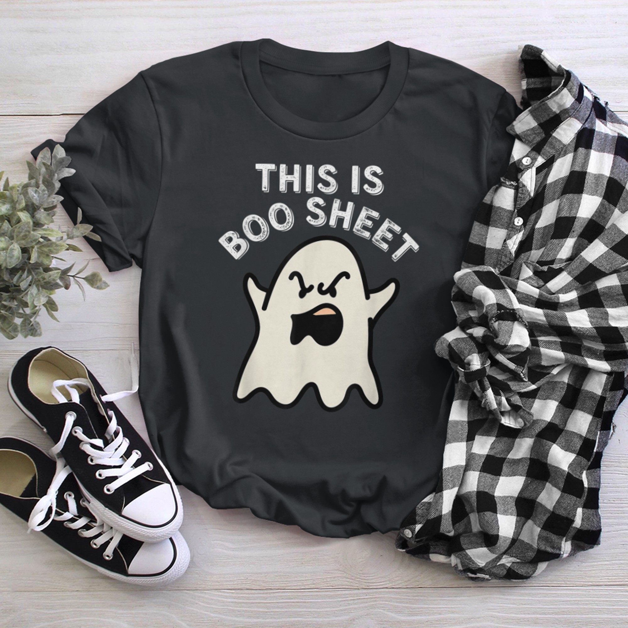 This Is Boo Sheet Ghost Retro Halloween Costume Men Women - 2023-09-12T162915.740 t-shirt black