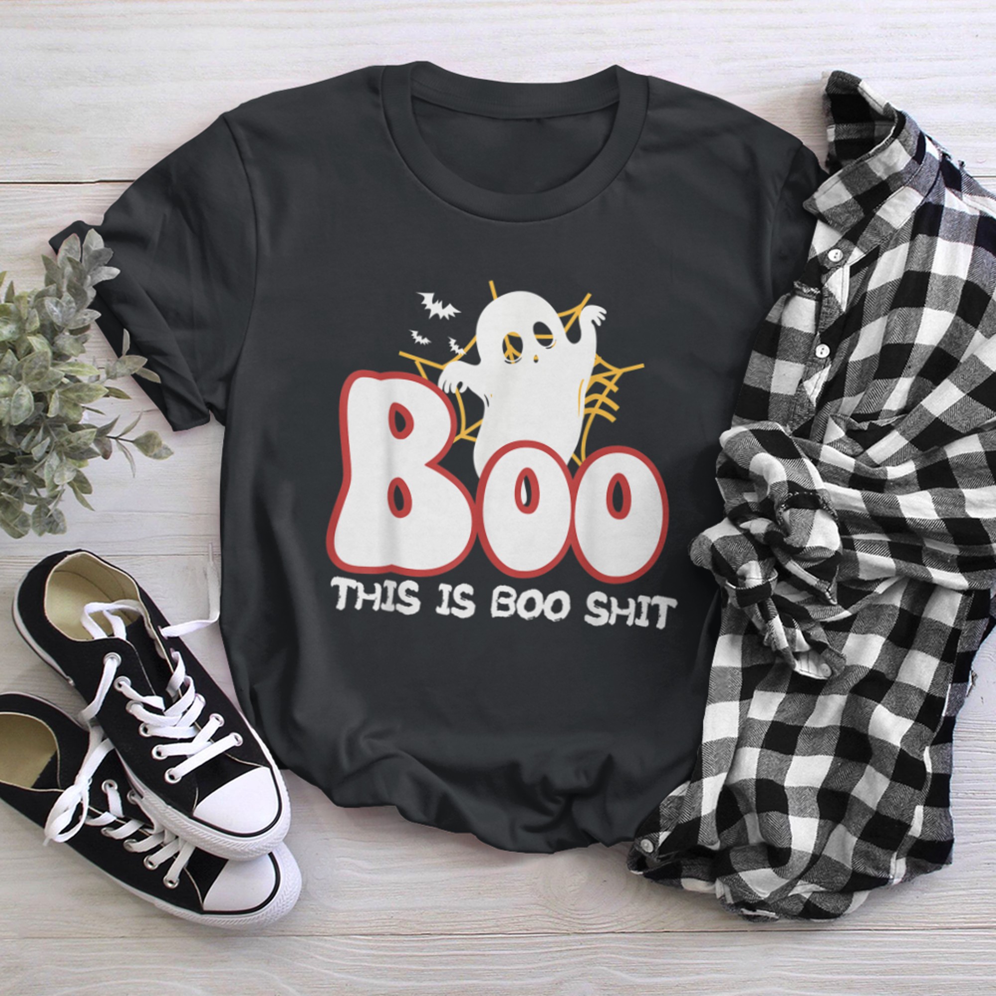 This Is Boo Sheet Ghost Retro Halloween Costume Men Women - 2023-09-12T162916.049 t-shirt black