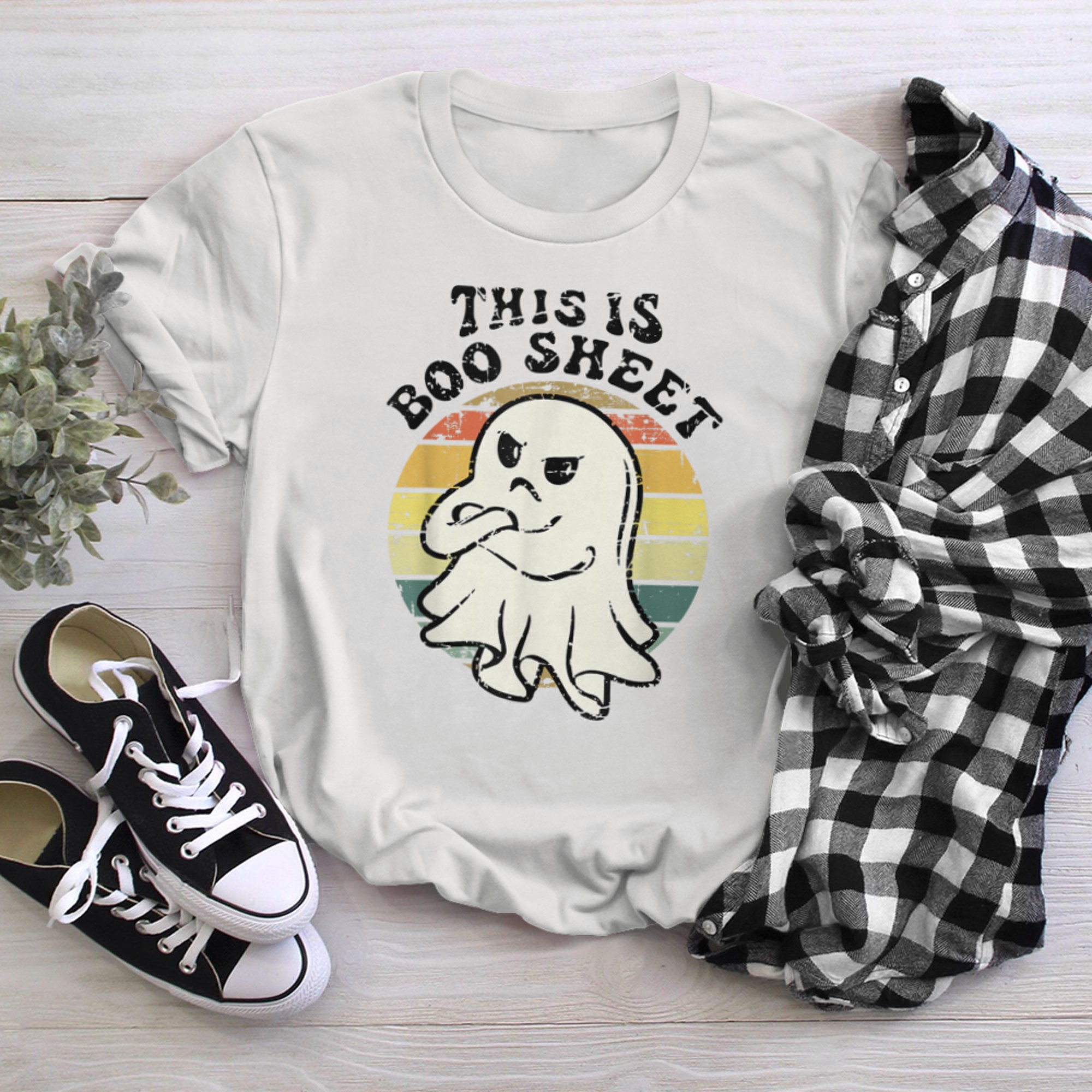 This Is Boo Sheet Halloween Funny t-shirt white