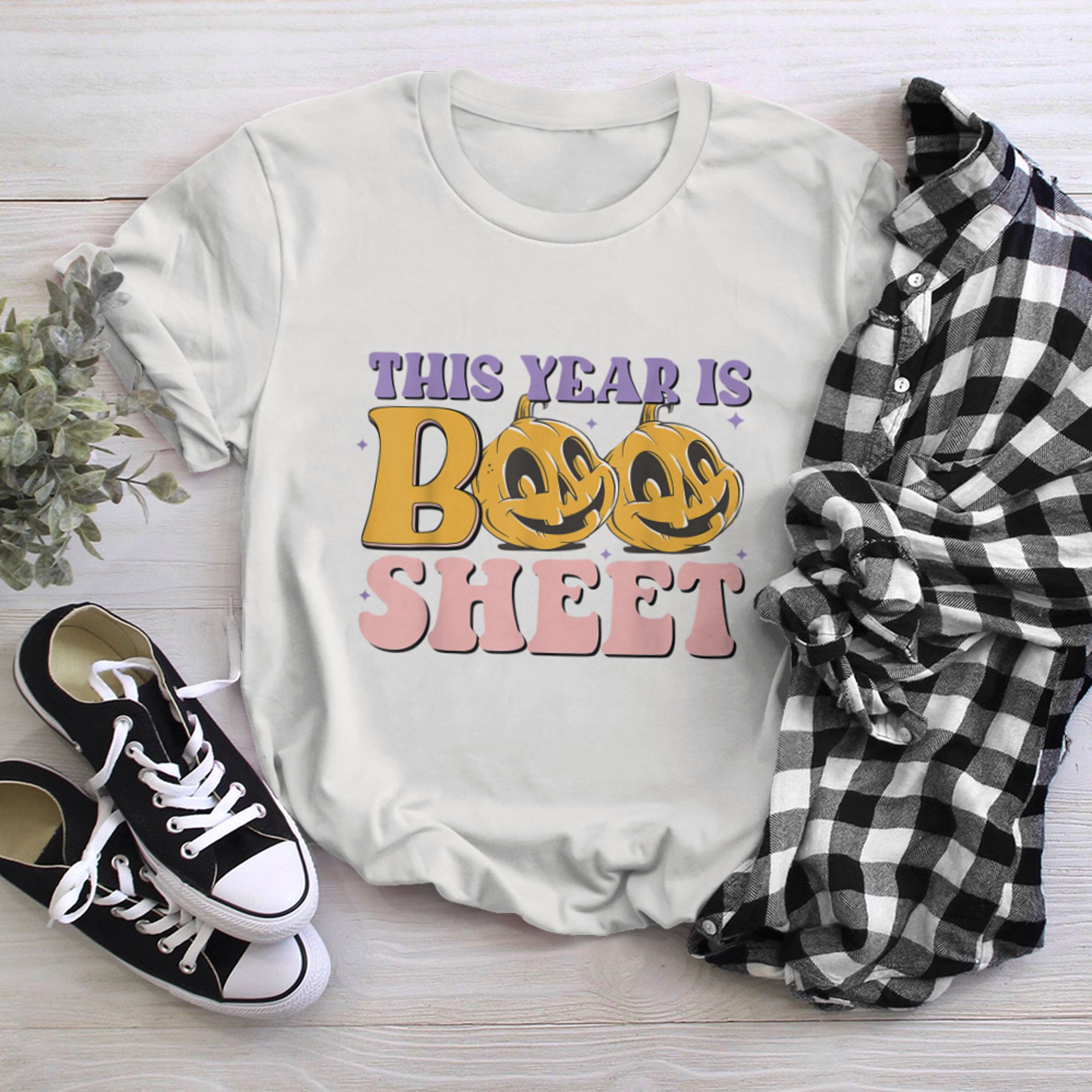 This year is boo sheet (3) t-shirt White