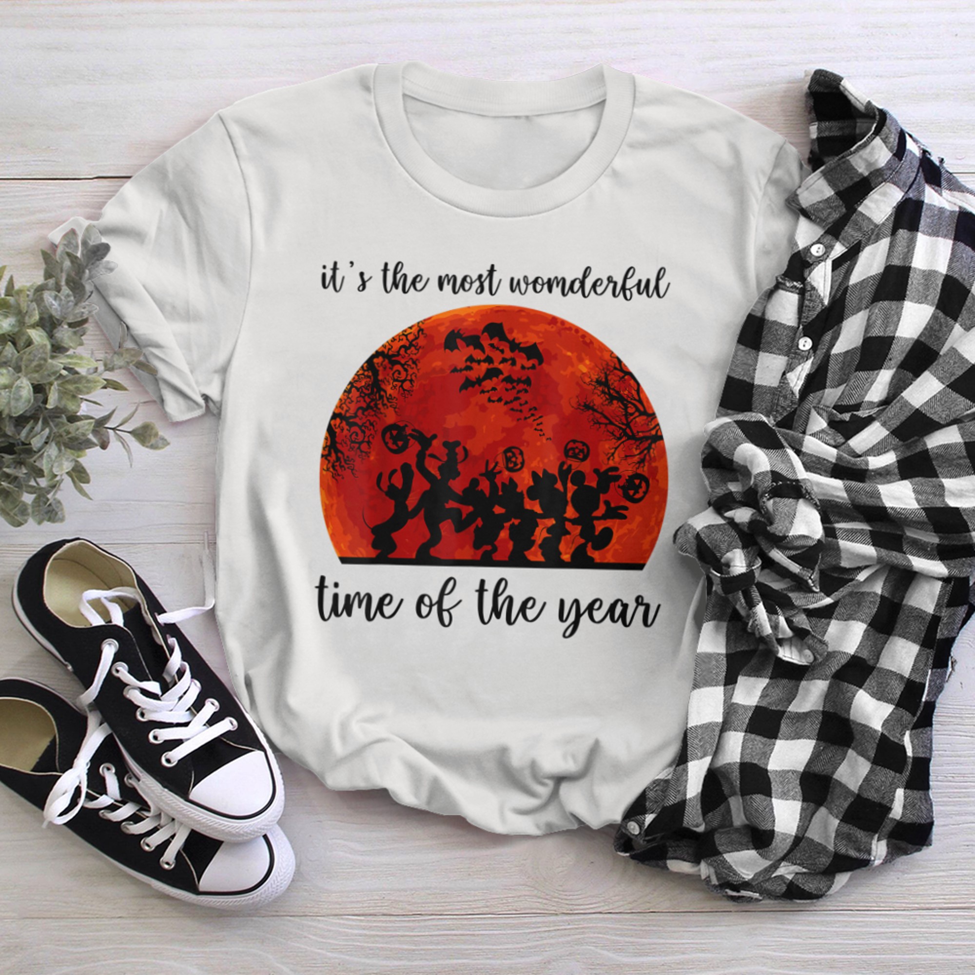 Vintage Halloween It's The Most Wonderful Time Of The Year t-shirt white