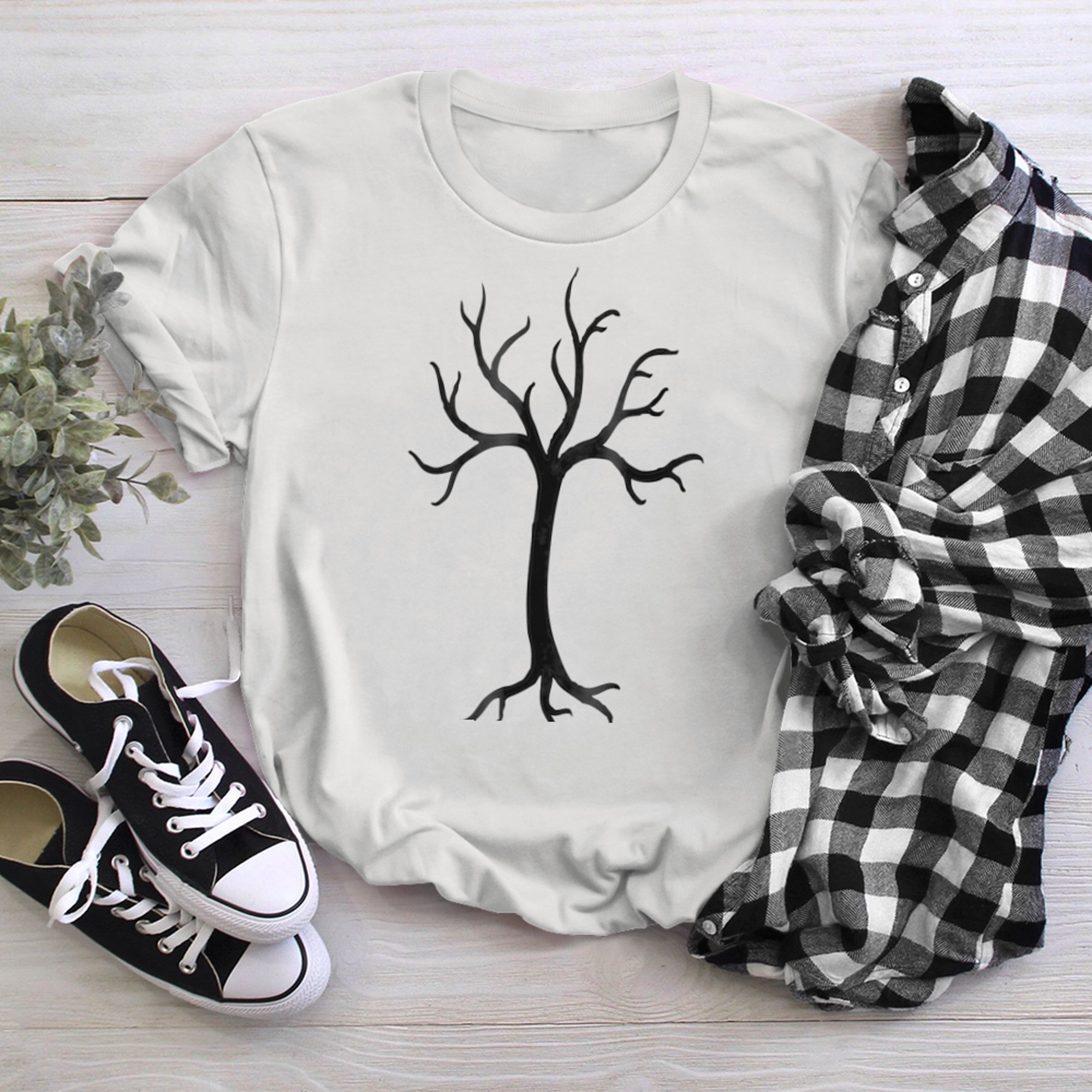 Bare Tree Of Life t-shirt white