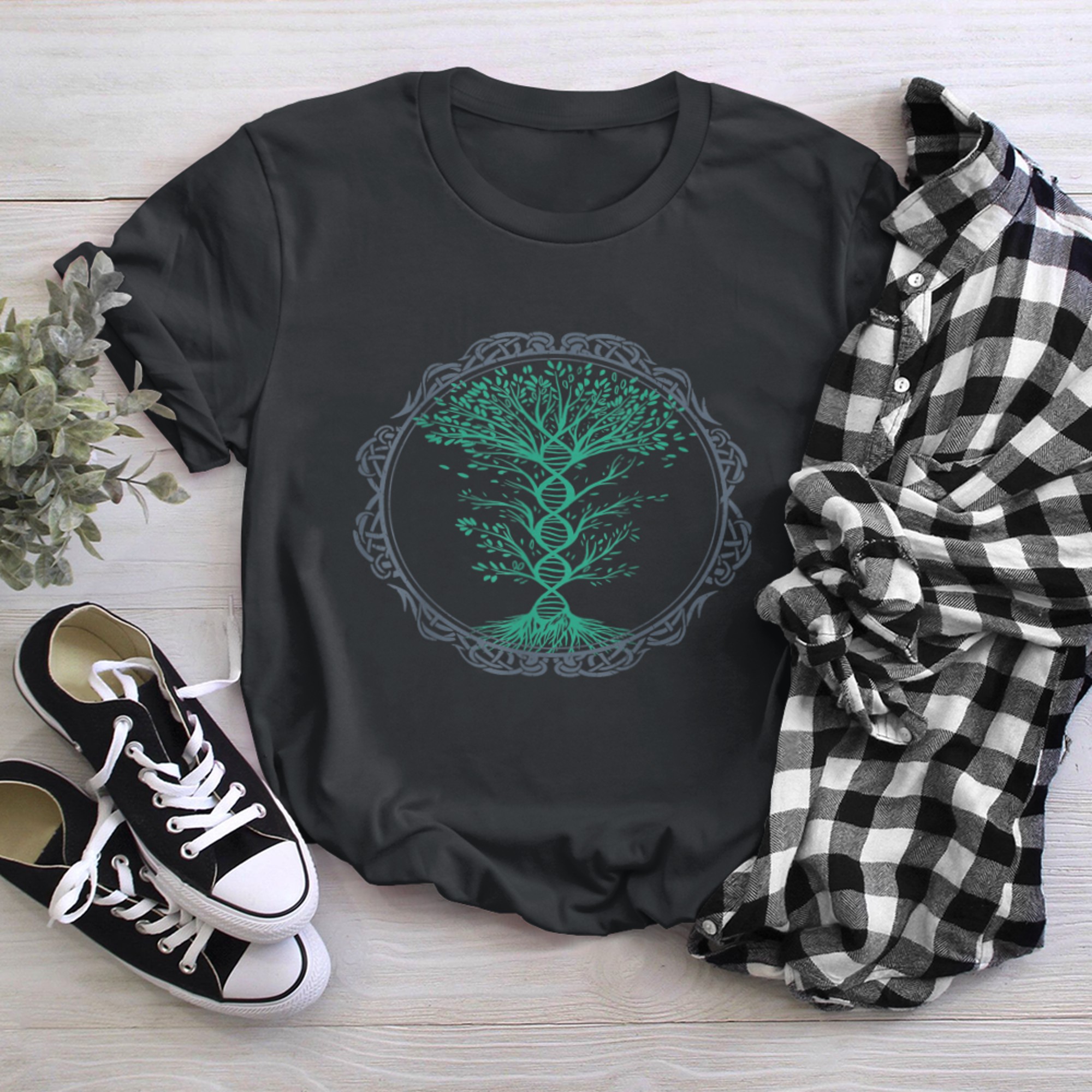 Celtic Myth Yggdrasil Tree Of Life Norse Mythology t-shirt black