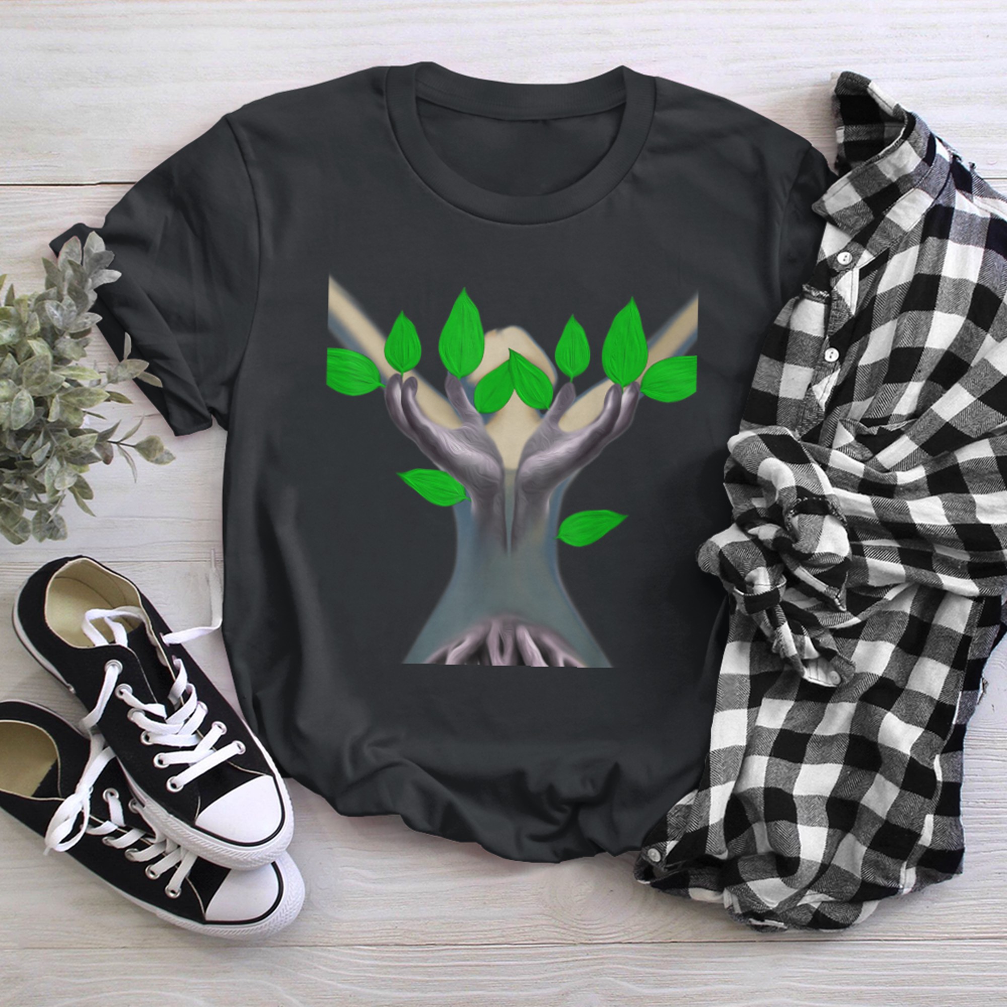 Mother Earth Tree of Life t-shirt black