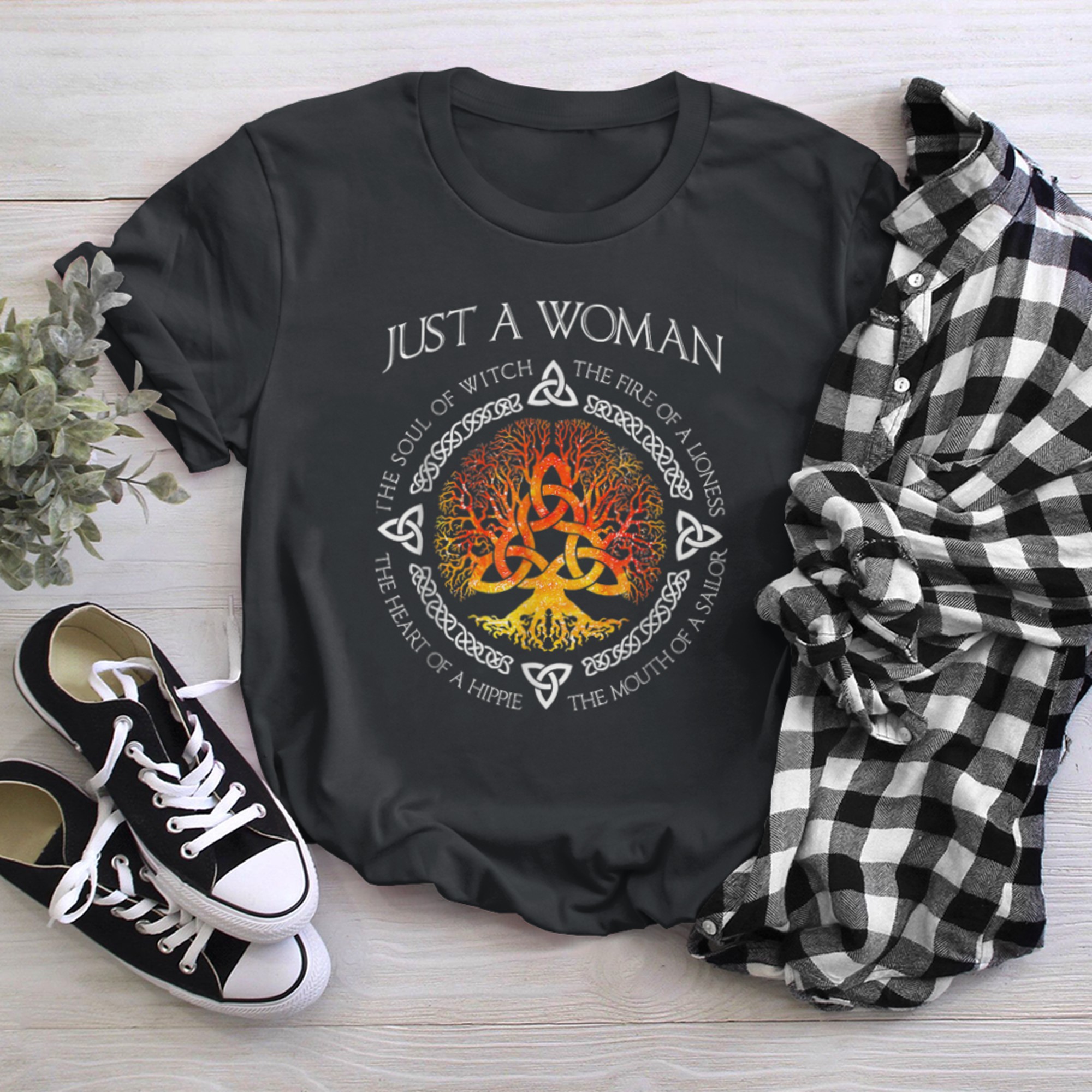 Mothers Day Thanksgiving Graphic Tree Of Life Celtic t-shirt black