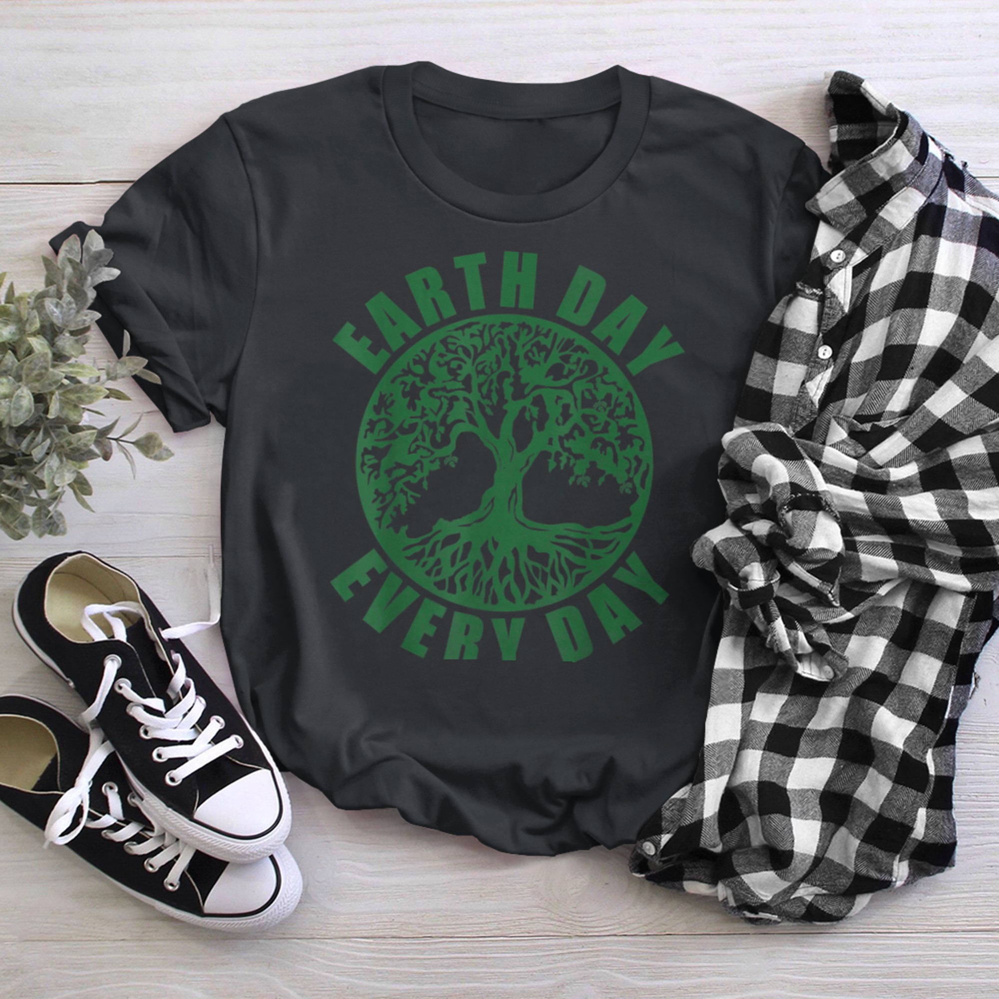 Planet Anniversary Earth Day Everyday Earth Day Love Earth (5) t-shirt black