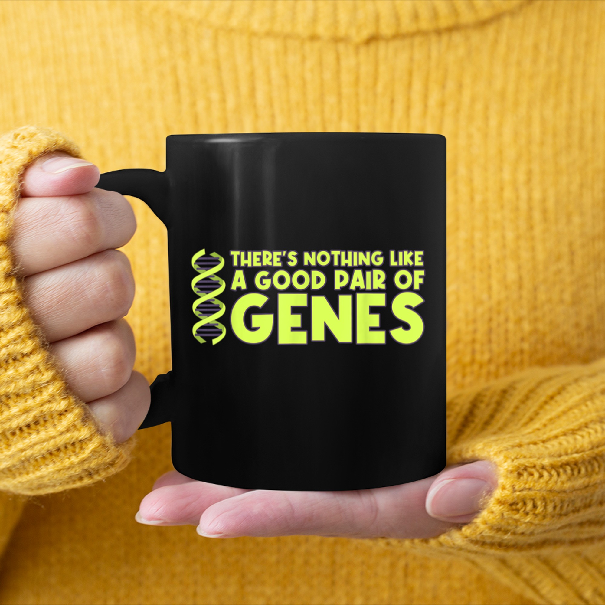 DNA Genealogy Genes Of Life Mindfulness Tree Genetics Class mug black