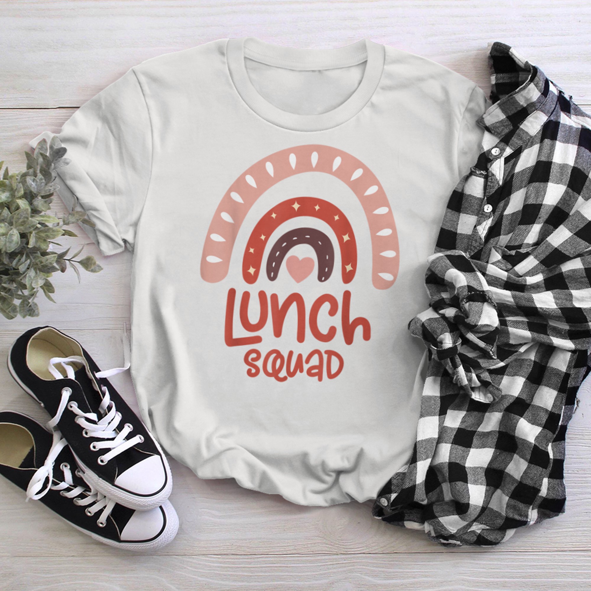 Lunch Squad Group Matching School Cafeteria Crew Spirit Day (33) t-shirt White