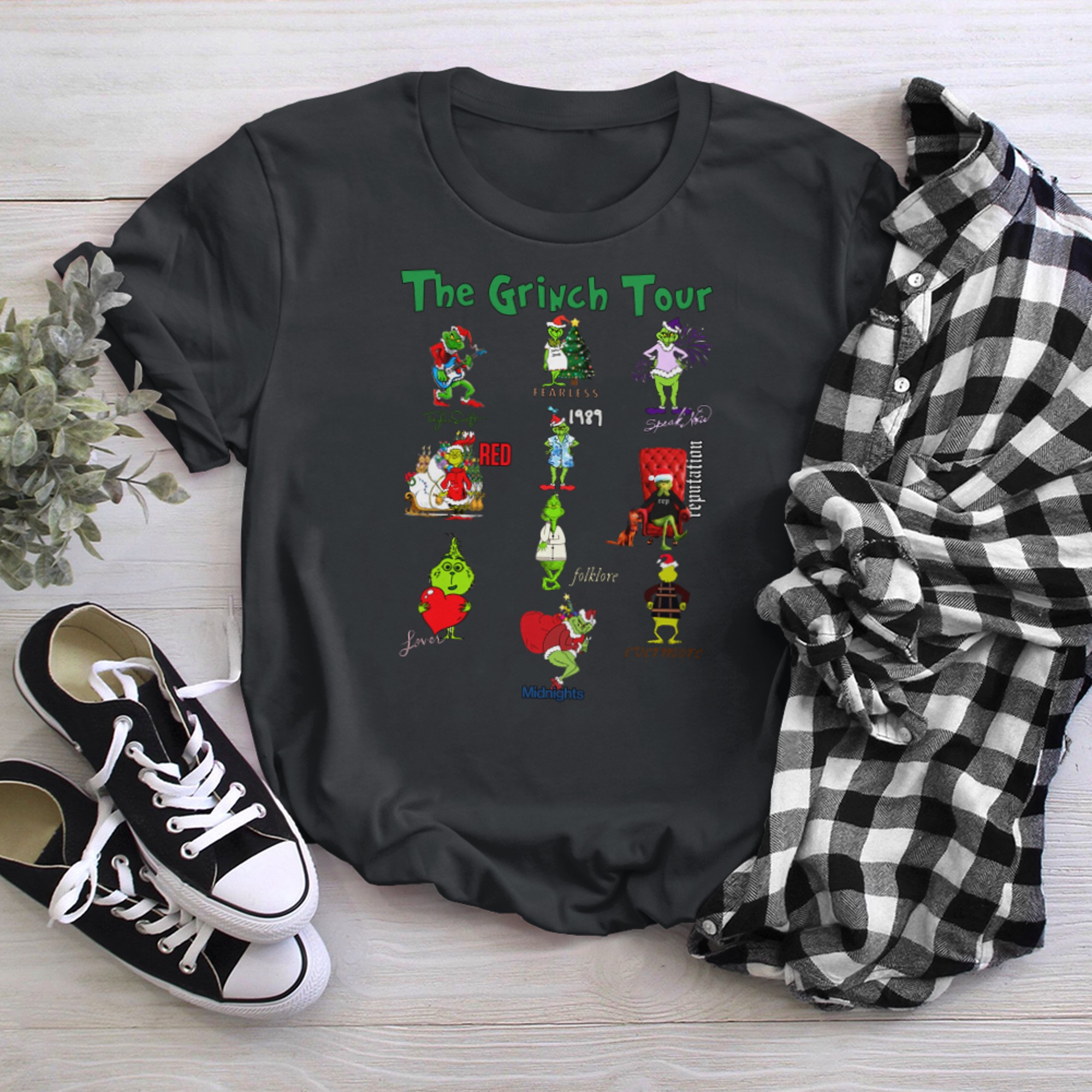 Christmas The Eras Sweatshirt, Grinchmas Shirt, 90's Vintage Movie T-Shirt