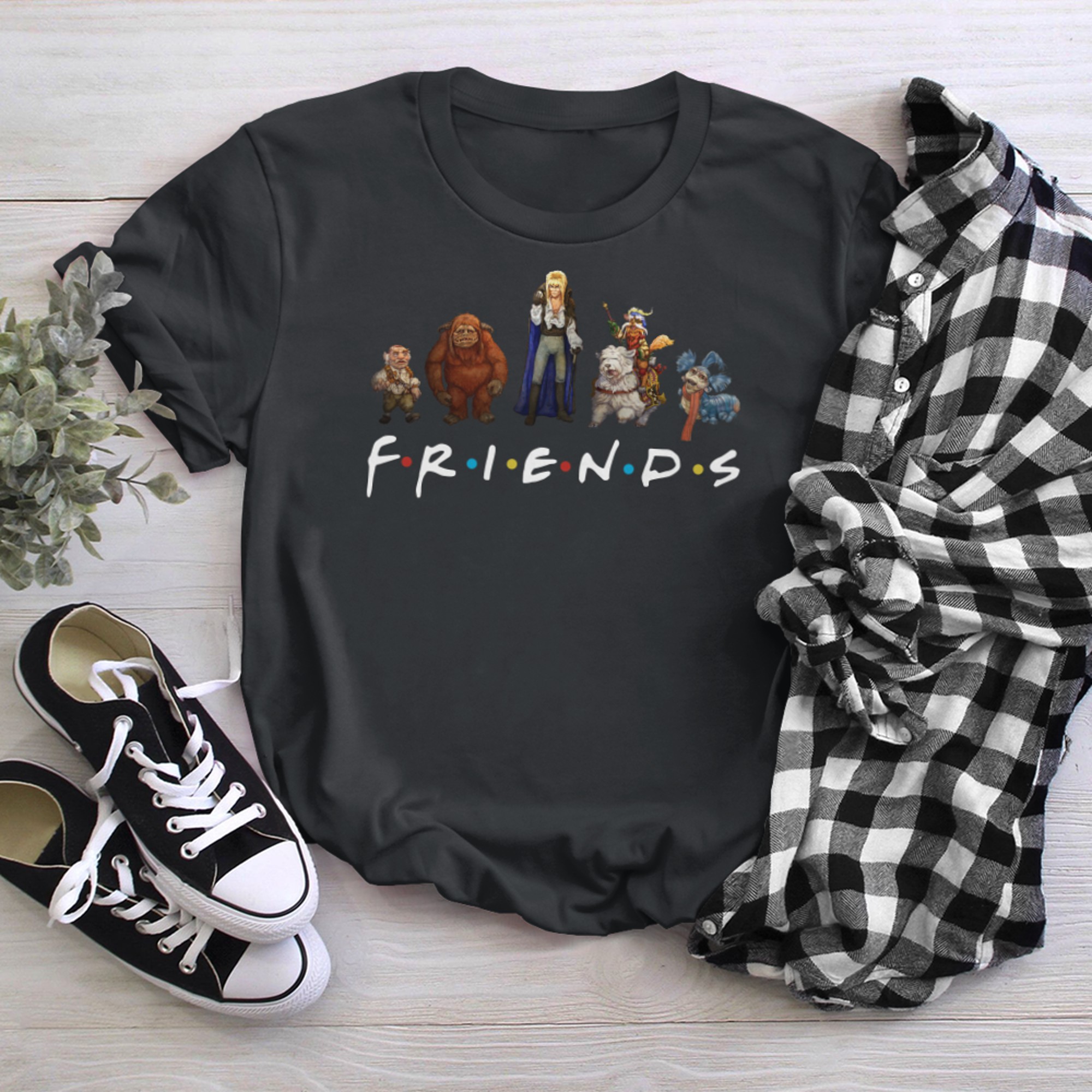 Friends Lovers Labyrinth Lovers Movie Jareth King T-Shirt