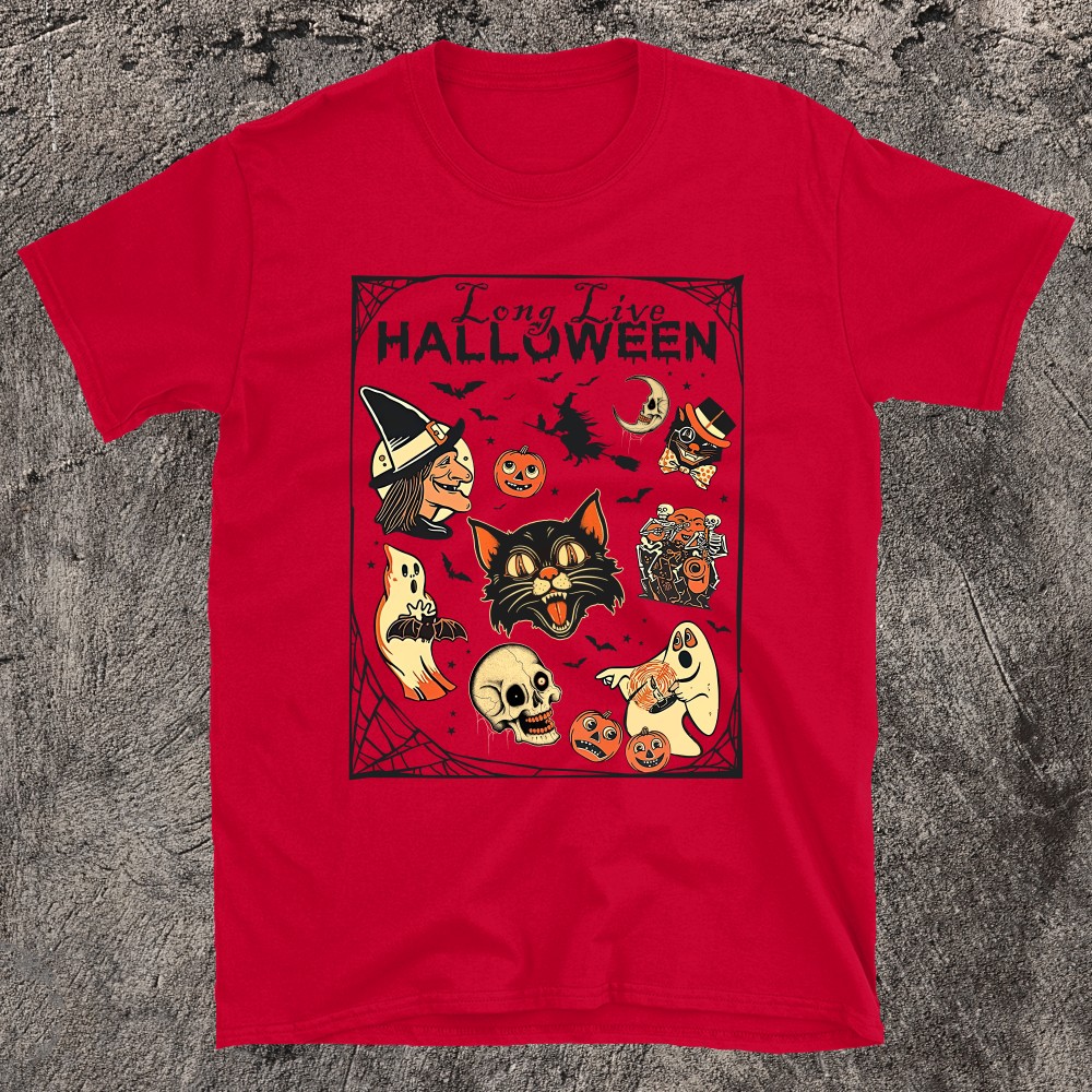 Embrace The Spirit Of Halloween Long Live Halloween T-Shirt