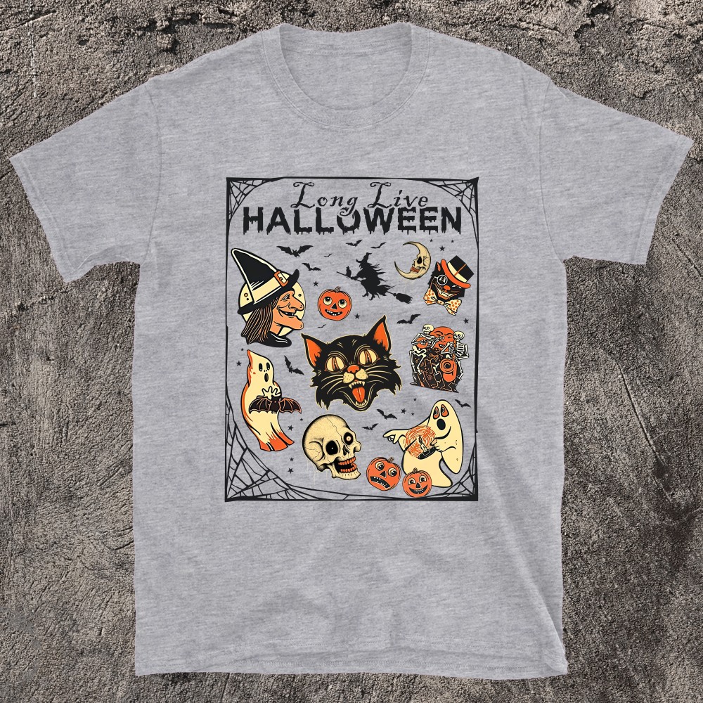 Embrace The Spirit Of Halloween Long Live Halloween T-Shirt