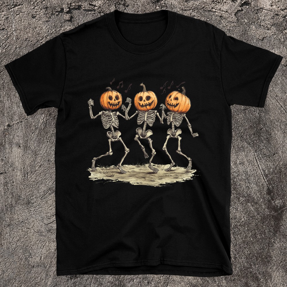 Join the Dance Party With A Twist Of Humor Skeleton Dancing T-Shirt