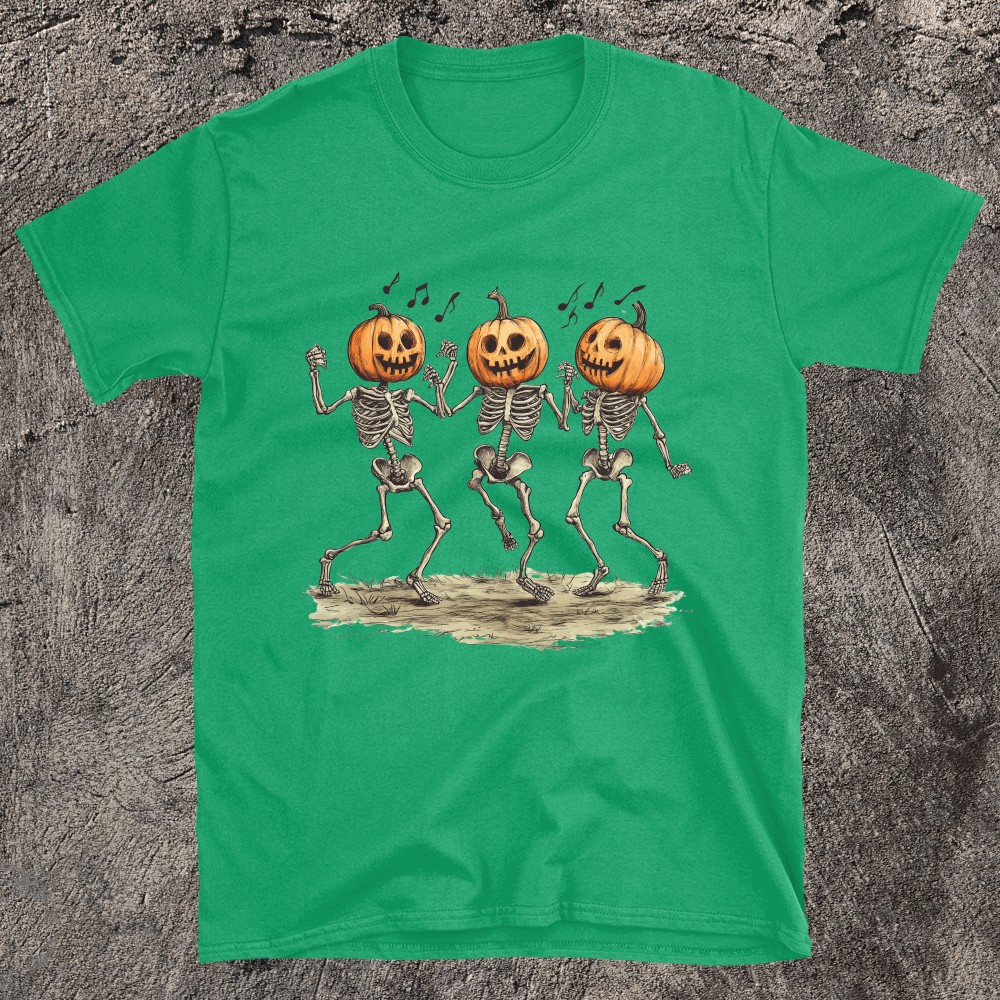 Join the Dance Party With A Twist Of Humor Skeleton Dancing T-Shirt