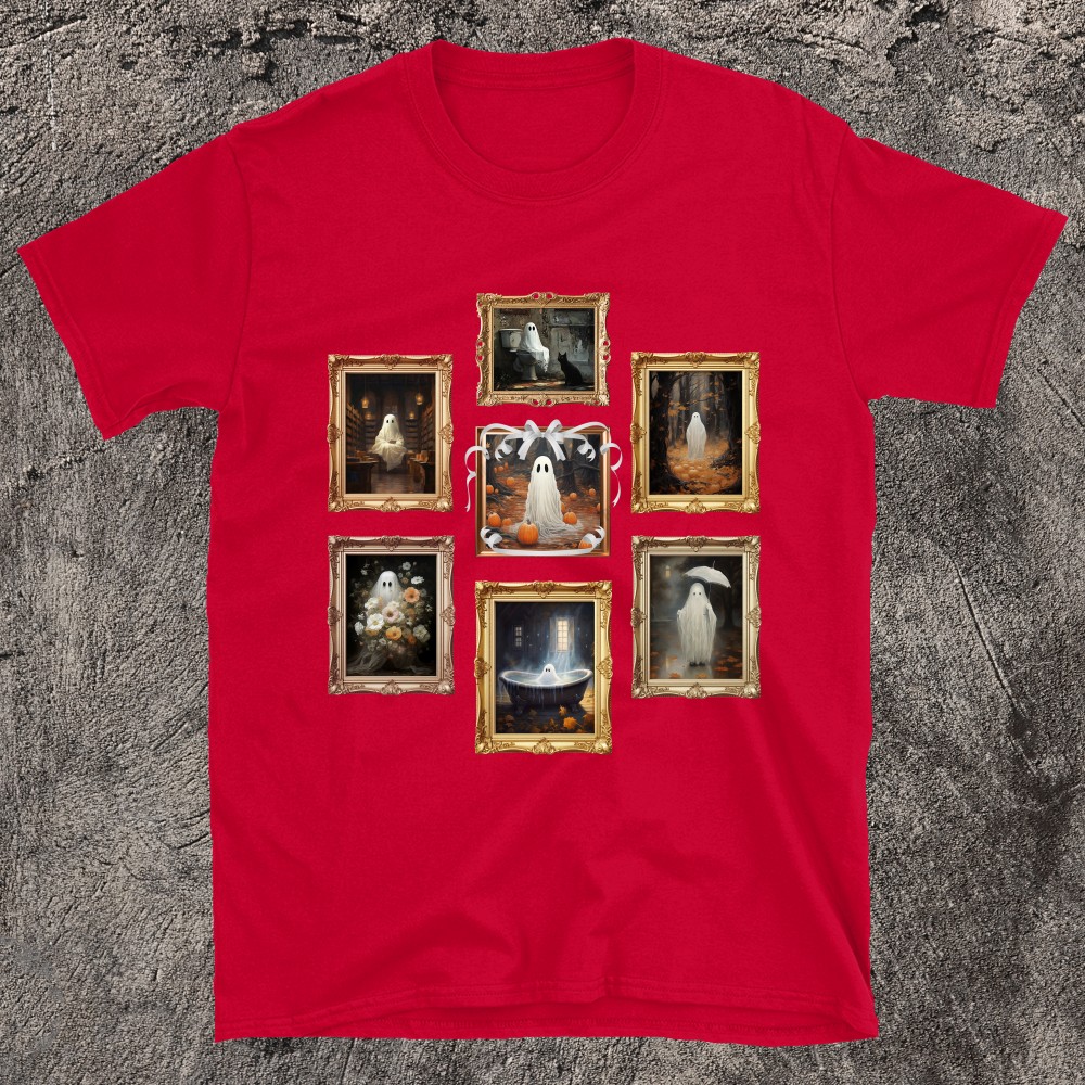 Spooky and Spectral Designs Ghost Pictures T-Shirt