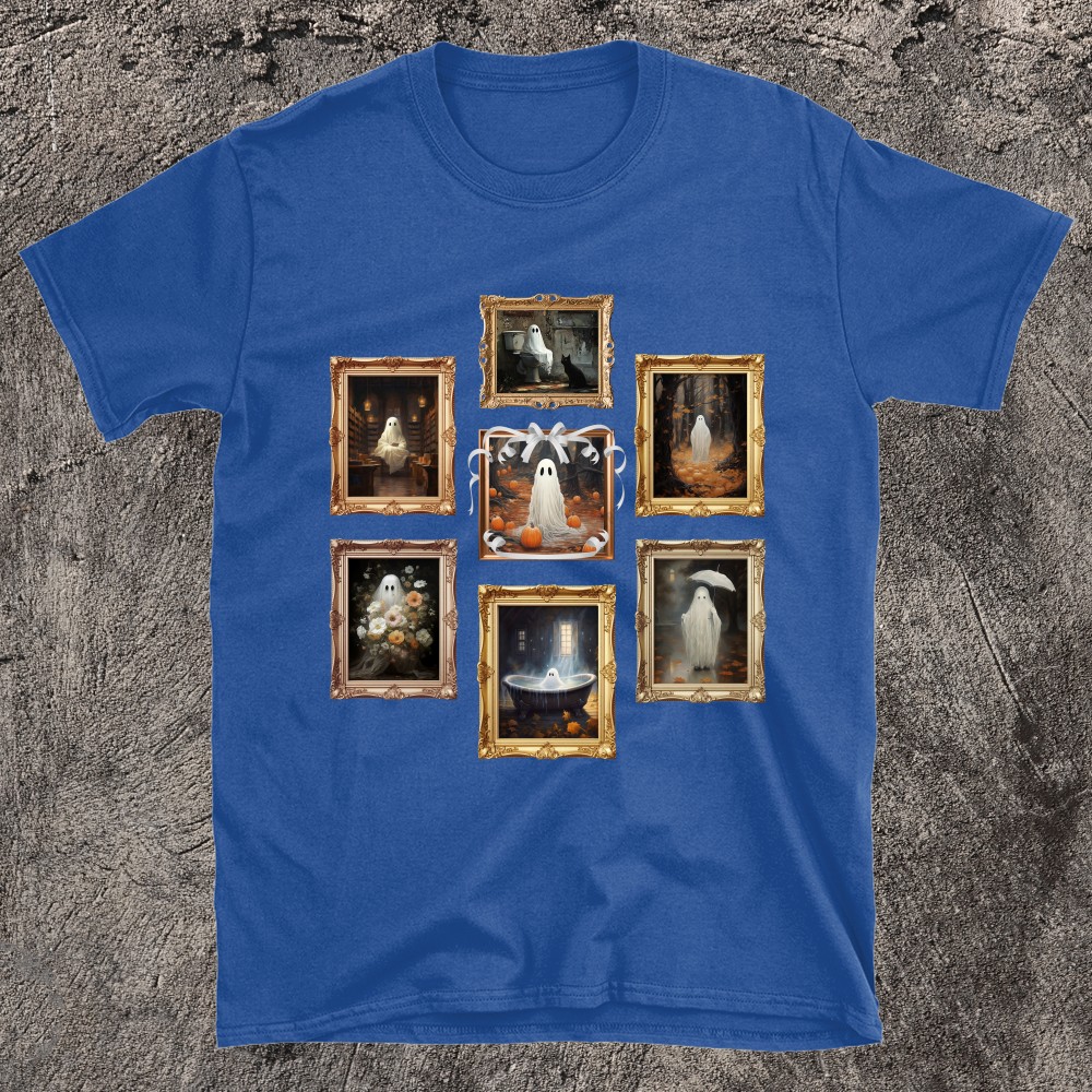 Spooky and Spectral Designs Ghost Pictures T-Shirt