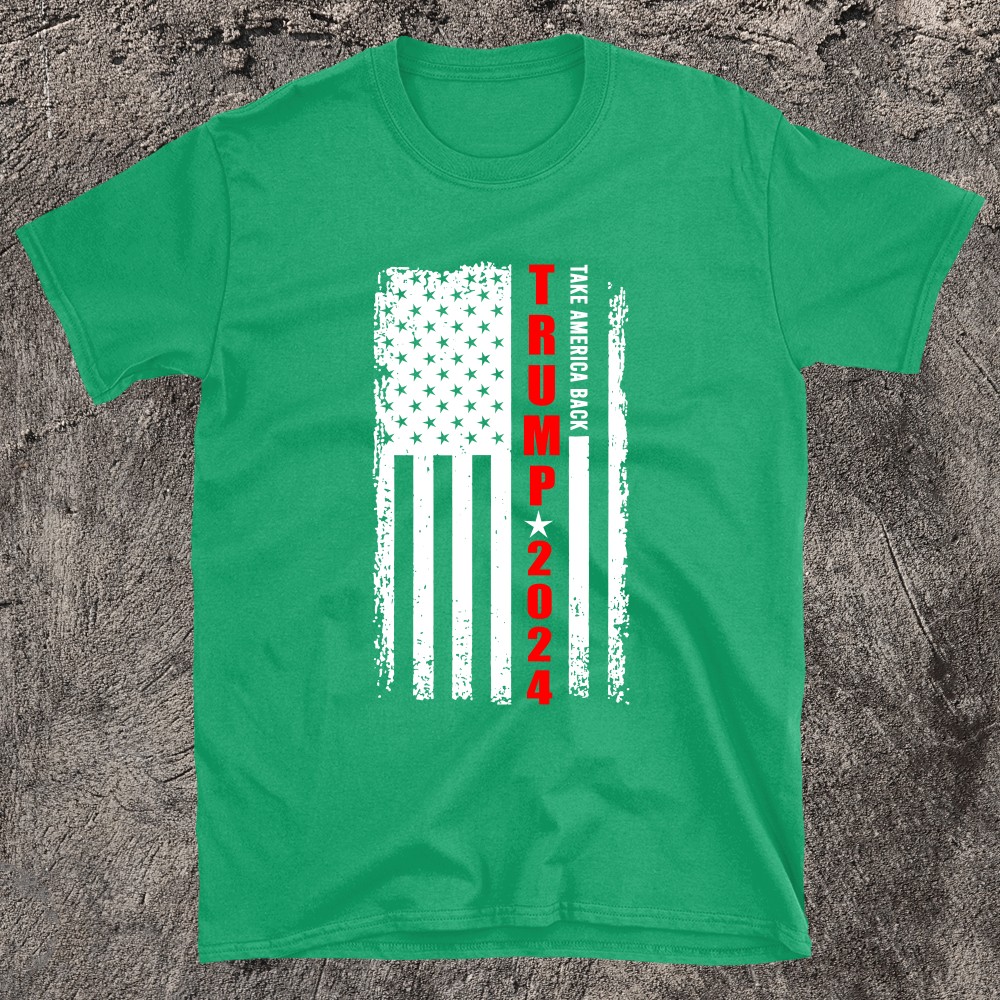 Donald Trump Take America Back American Flag Patriotic T-shirt