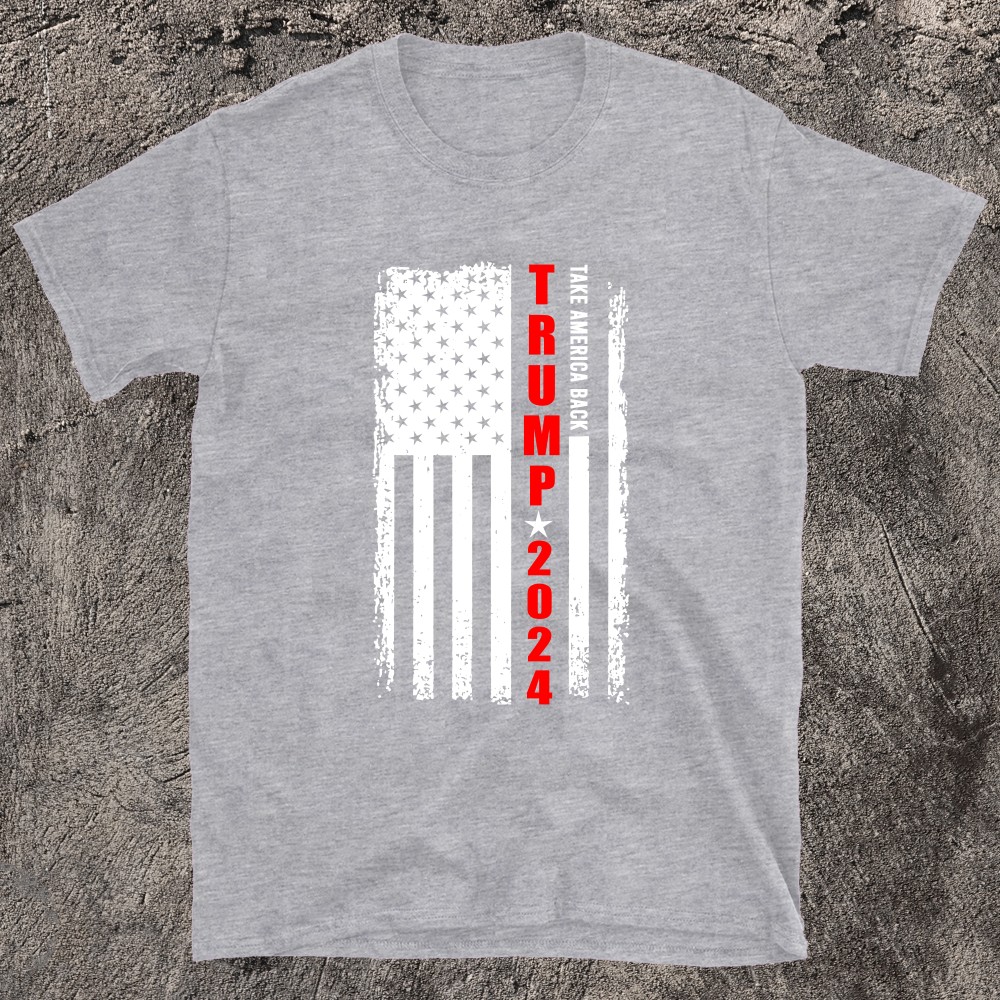 Donald Trump Take America Back American Flag Patriotic T-shirt