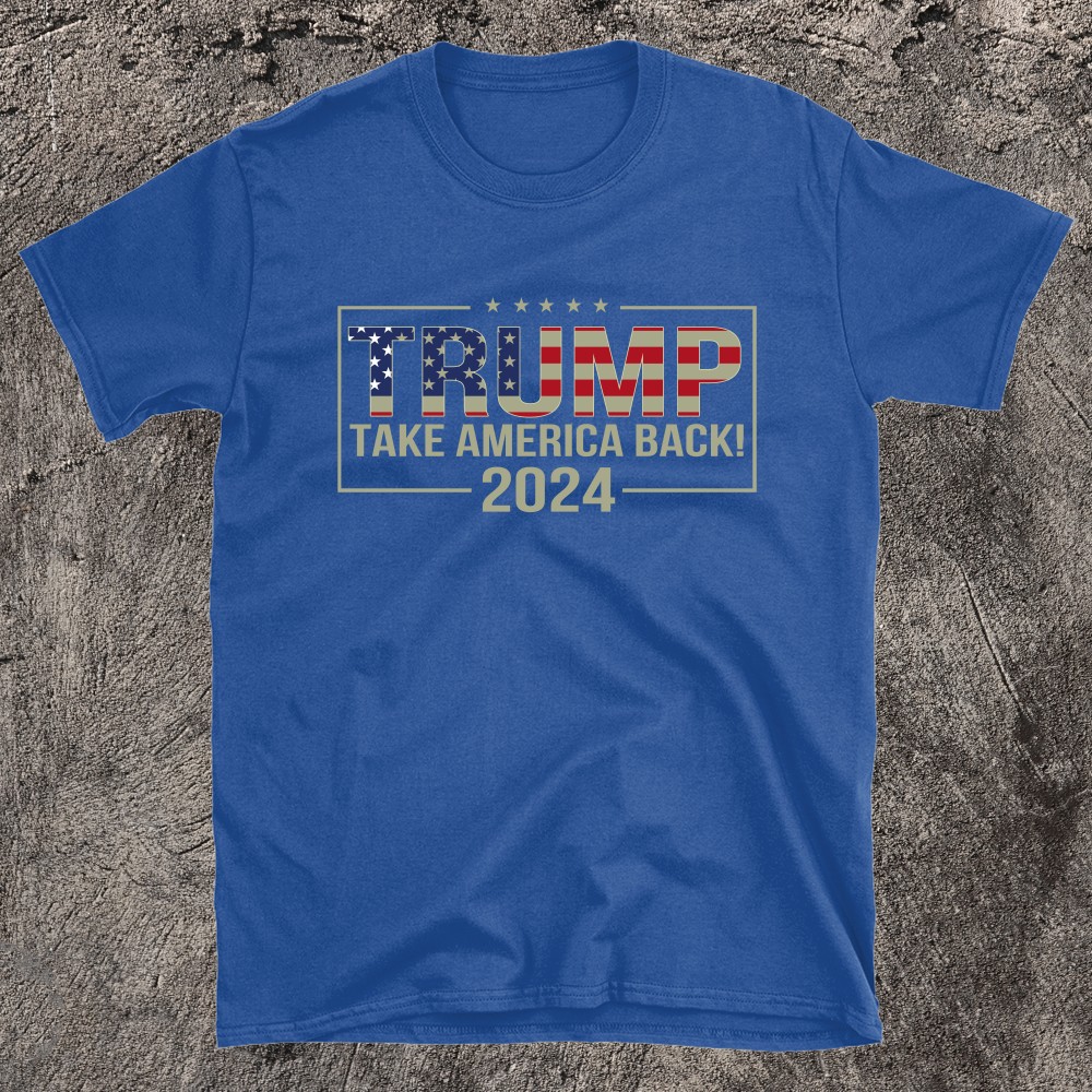 Take America Back American Flag Trump 2024 T-shirt