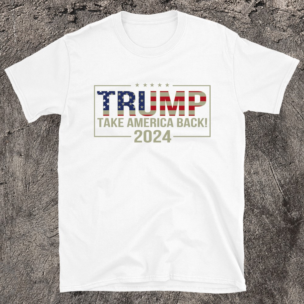 Take America Back American Flag Trump 2024 T-shirt