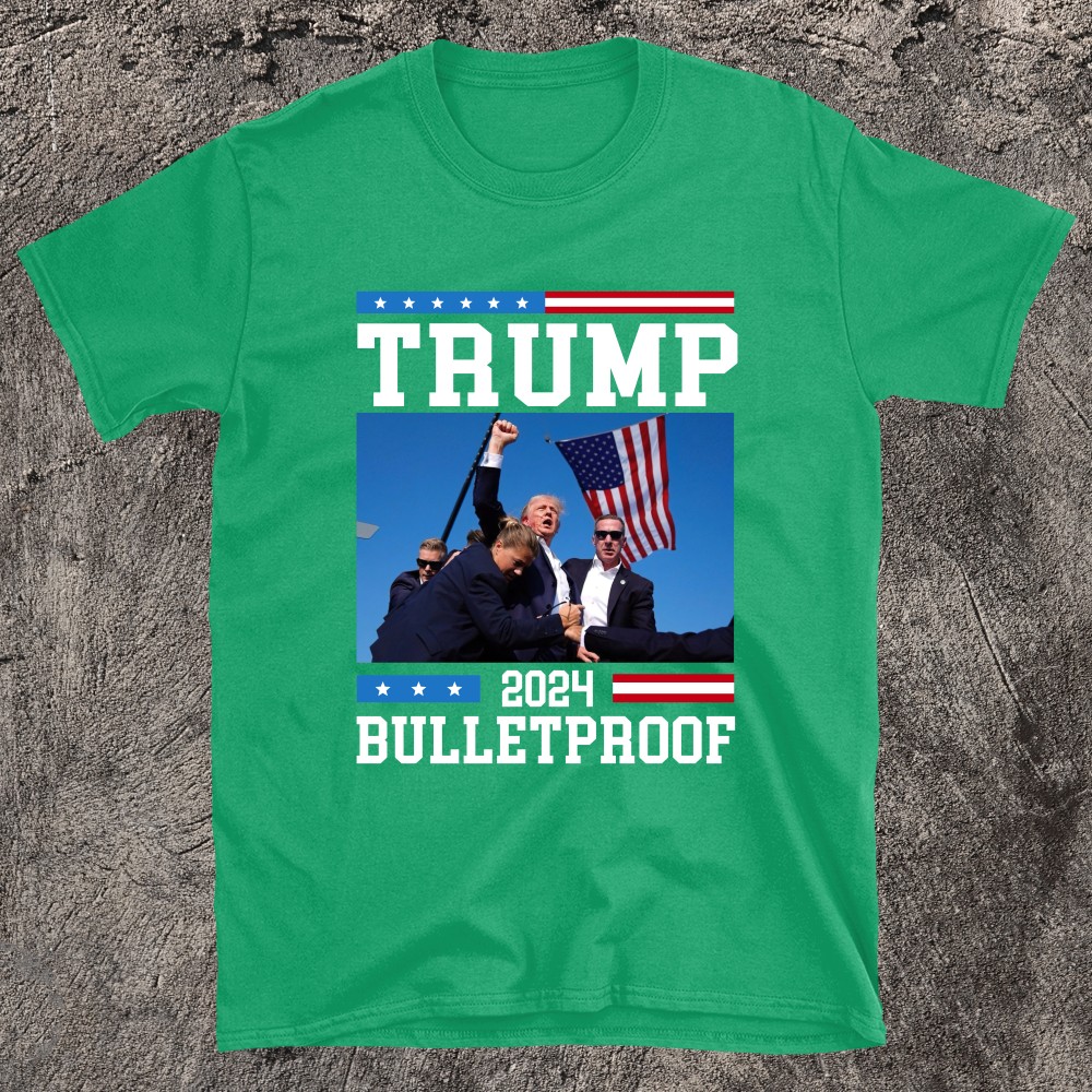 Trump Bulletproof Fight Fist Legend Donald Trump 2024 T-Shirt