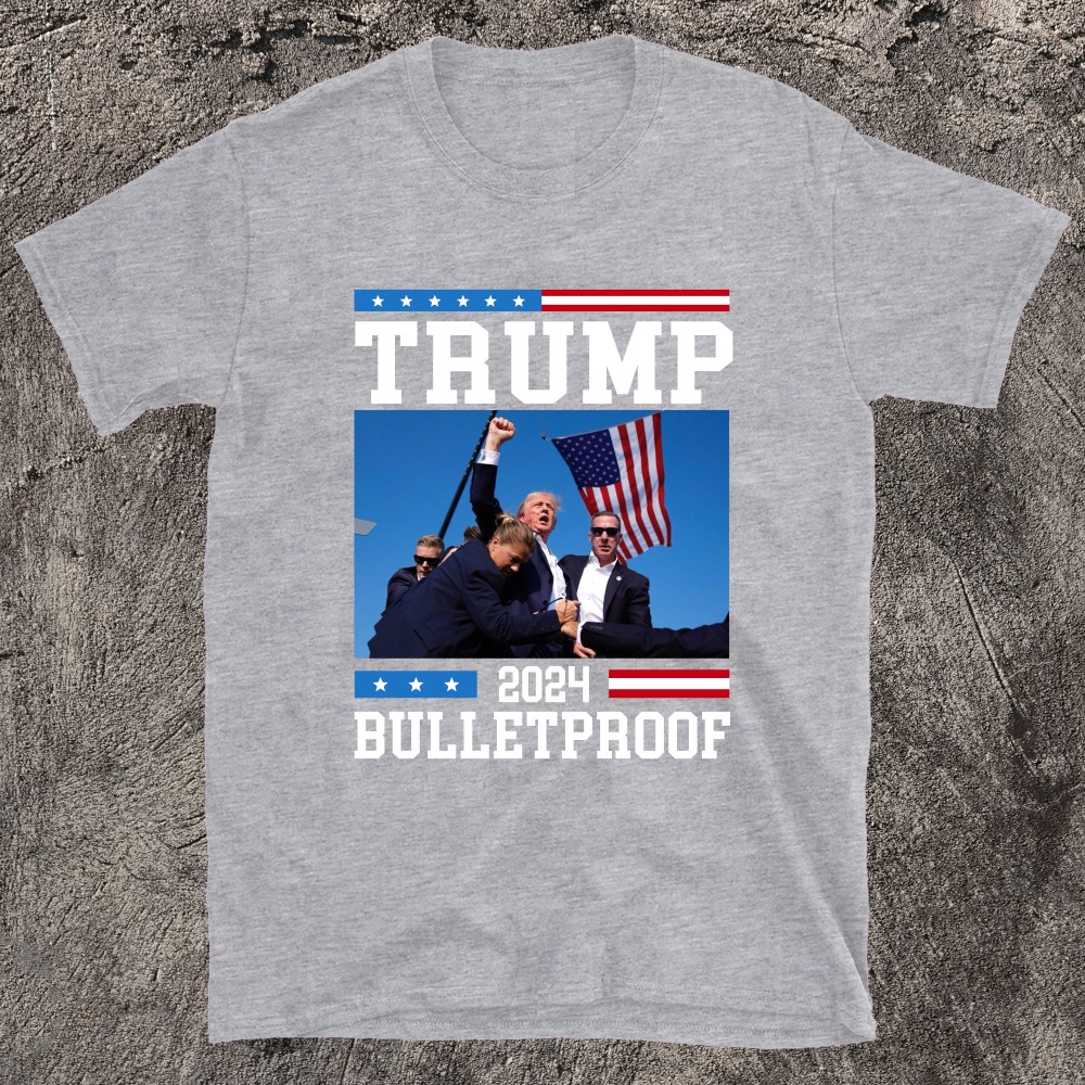 Trump Bulletproof Fight Fist Legend Donald Trump 2024 T-Shirt