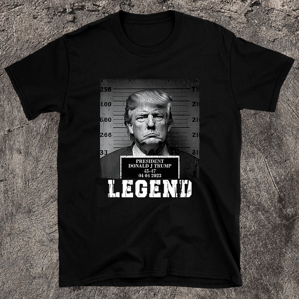 Trump Mugshot President Legend T-Shirt