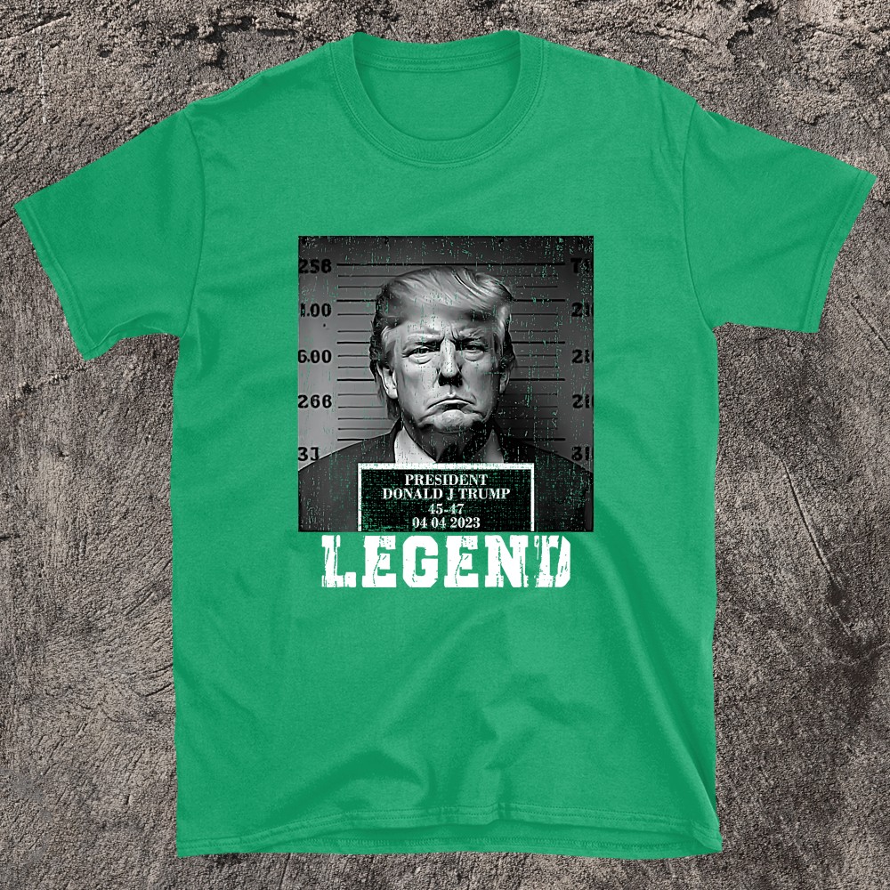 Trump Mugshot President Legend T-Shirt