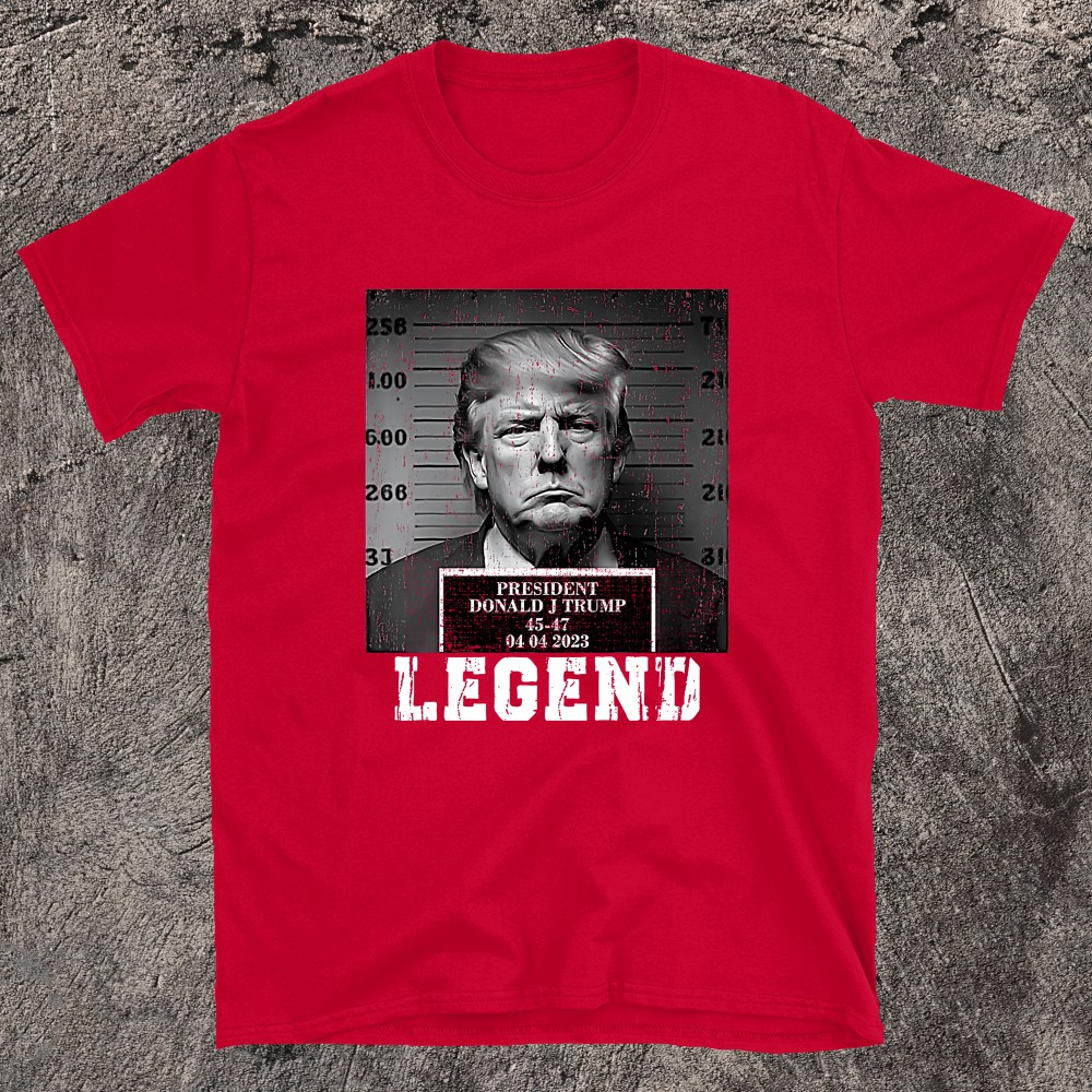 Trump Mugshot President Legend T-Shirt