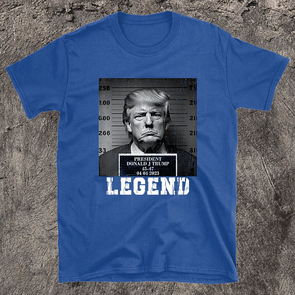 Trump Mugshot President Legend T-Shirt