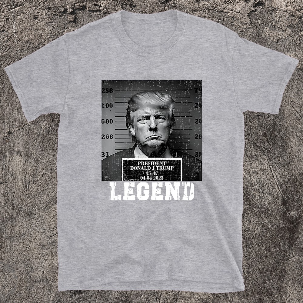 Trump Mugshot President Legend T-Shirt