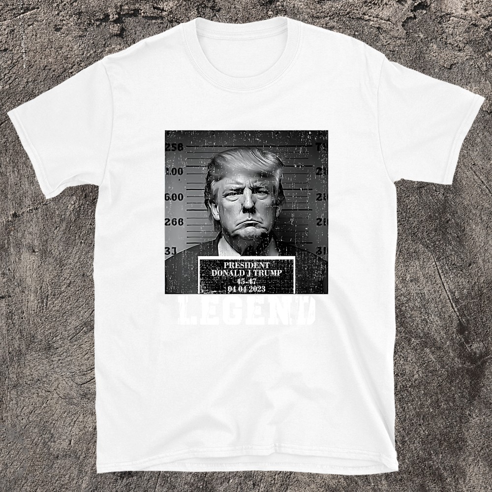 Trump Mugshot President Legend T-Shirt