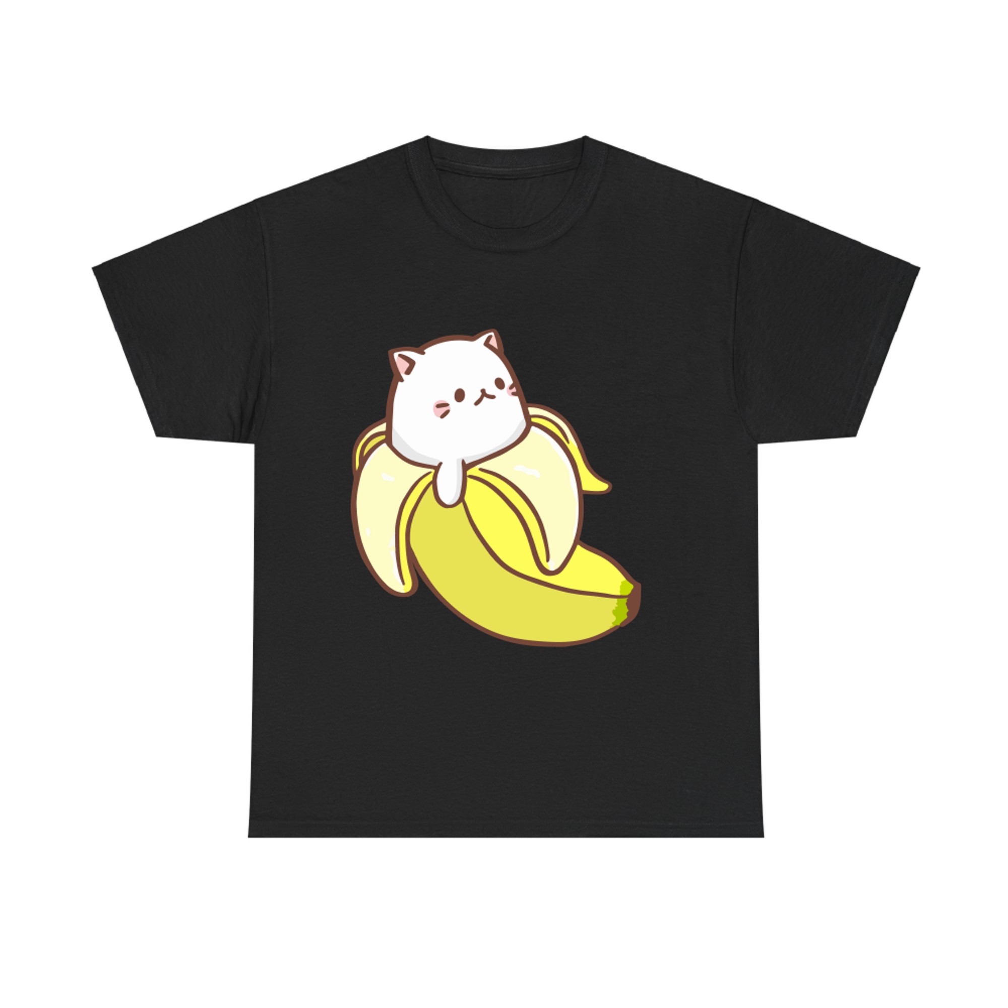 Bananya Banana Funny Cat T-shirt