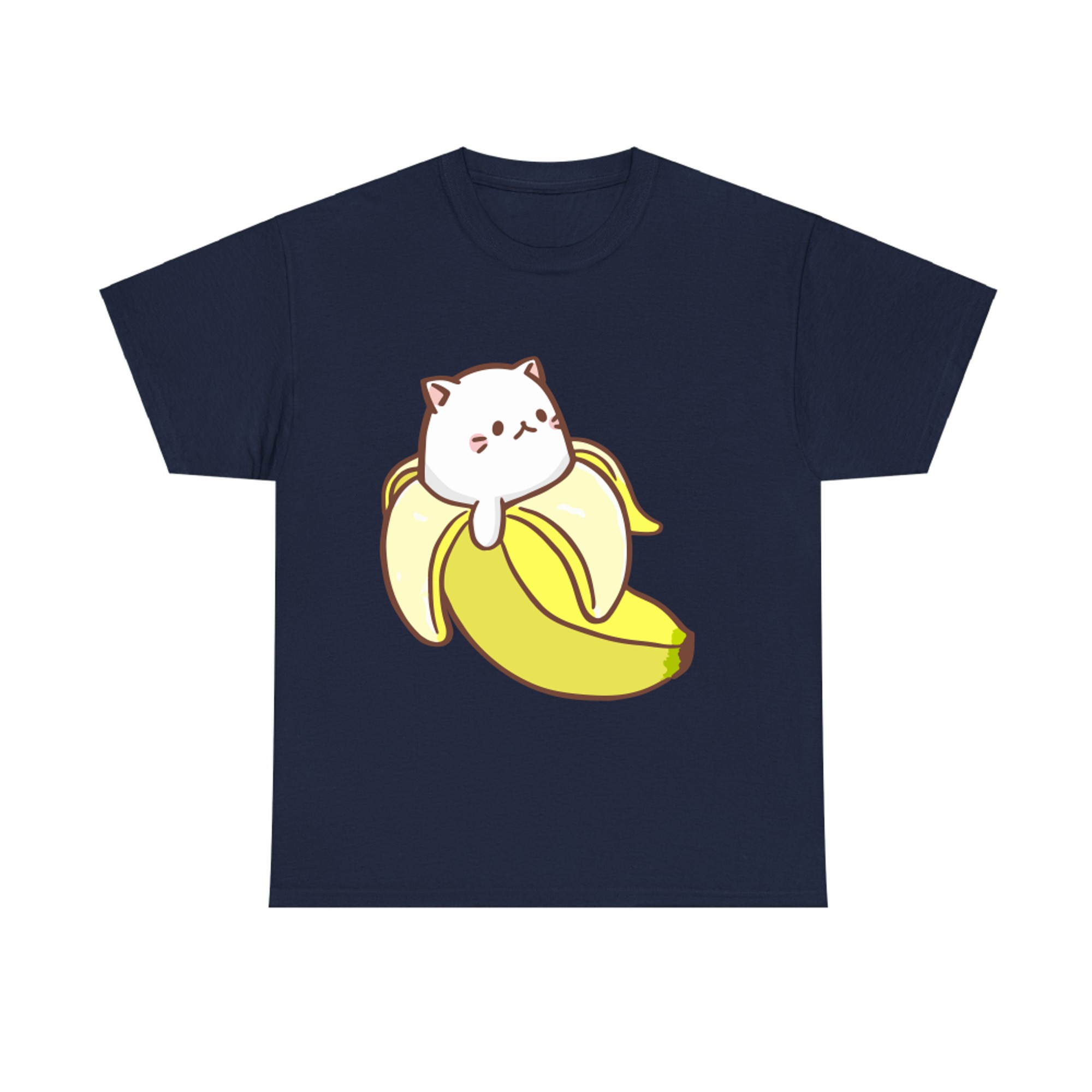 Bananya Banana Funny Cat T-shirt