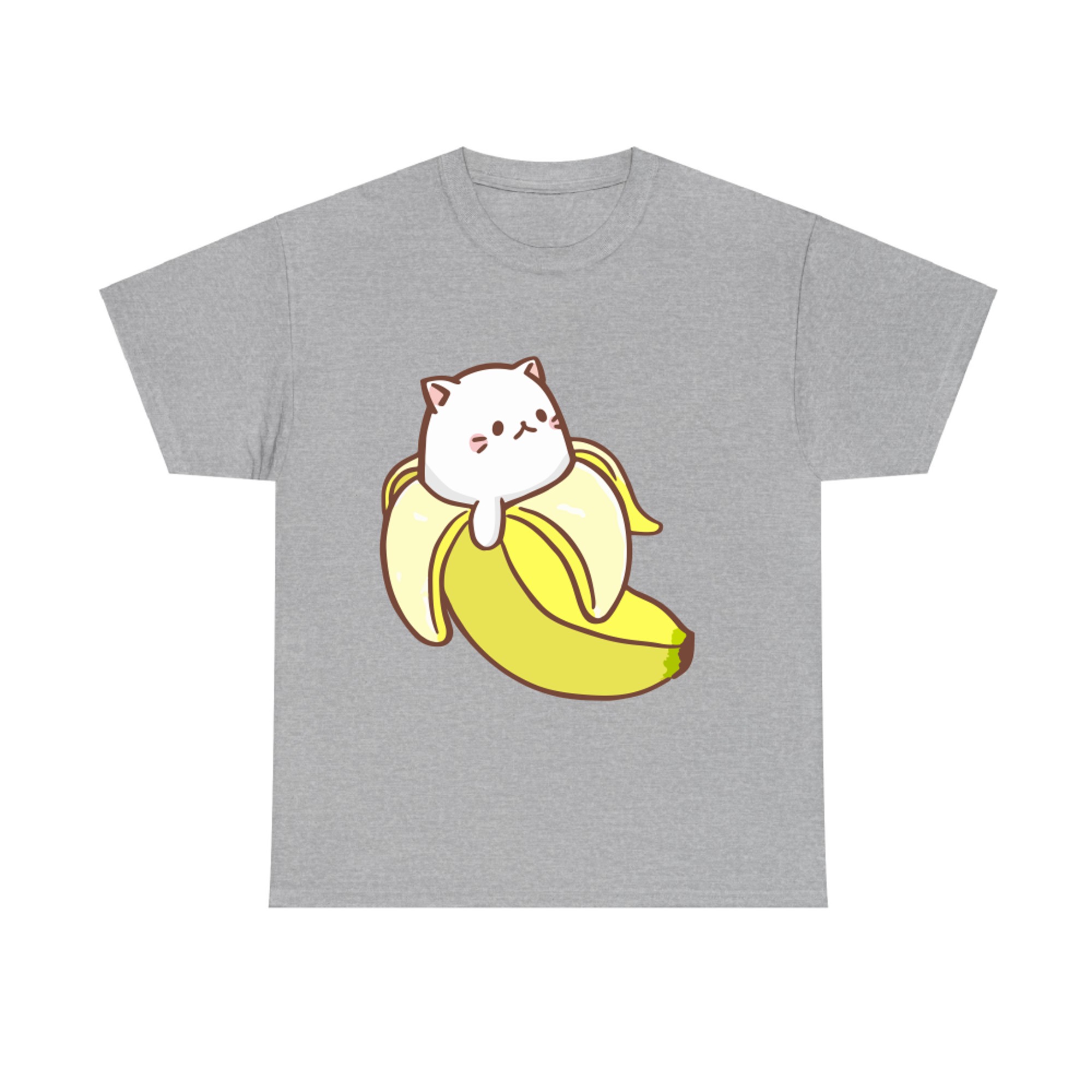 Bananya Banana Funny Cat T-shirt