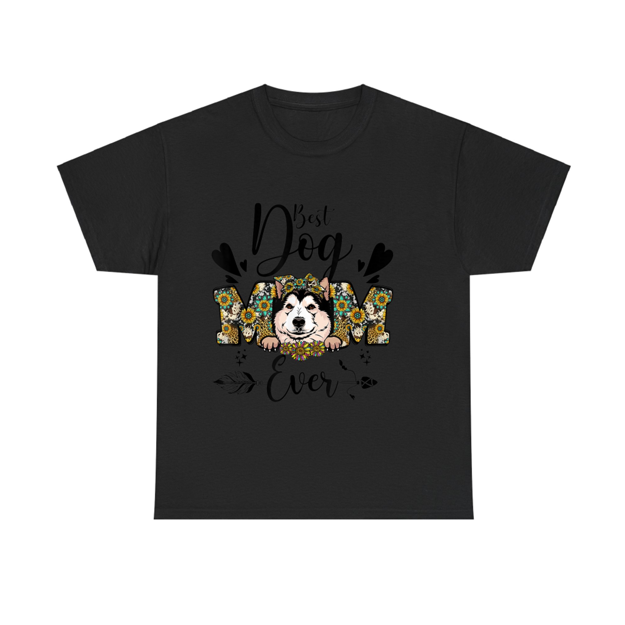 Best Dog Mom Ever Cute Alaska Malamute Dog Lover Mothers Day T-shirt