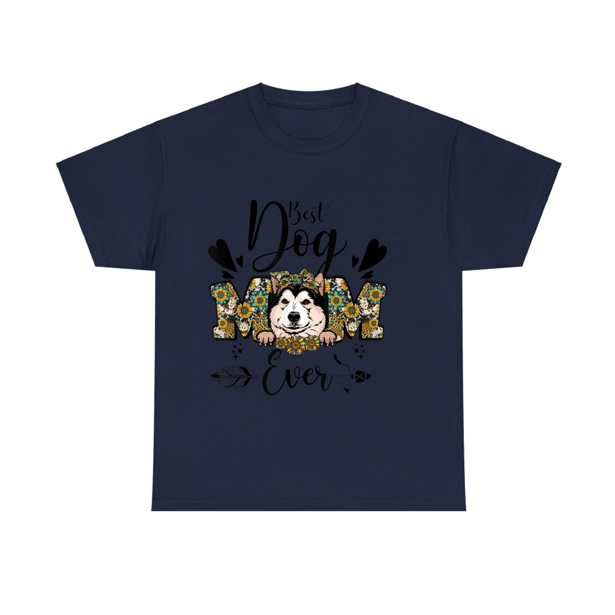 Best Dog Mom Ever Cute Alaska Malamute Dog Lover Mothers Day T-shirt