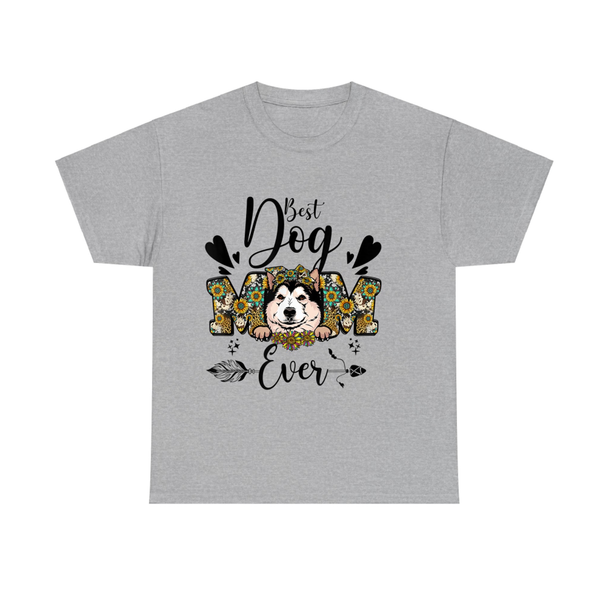 Best Dog Mom Ever Cute Alaska Malamute Dog Lover Mothers Day T-shirt