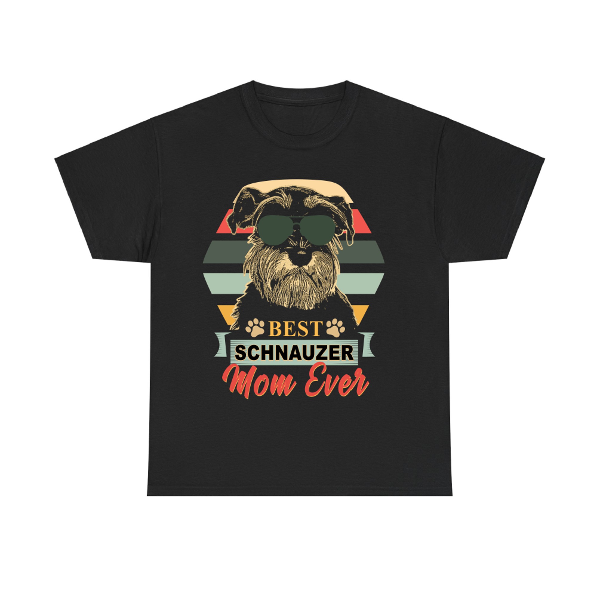 Best Schnauzer Mom Ever Miniature Schnauzer Dog T-shirt