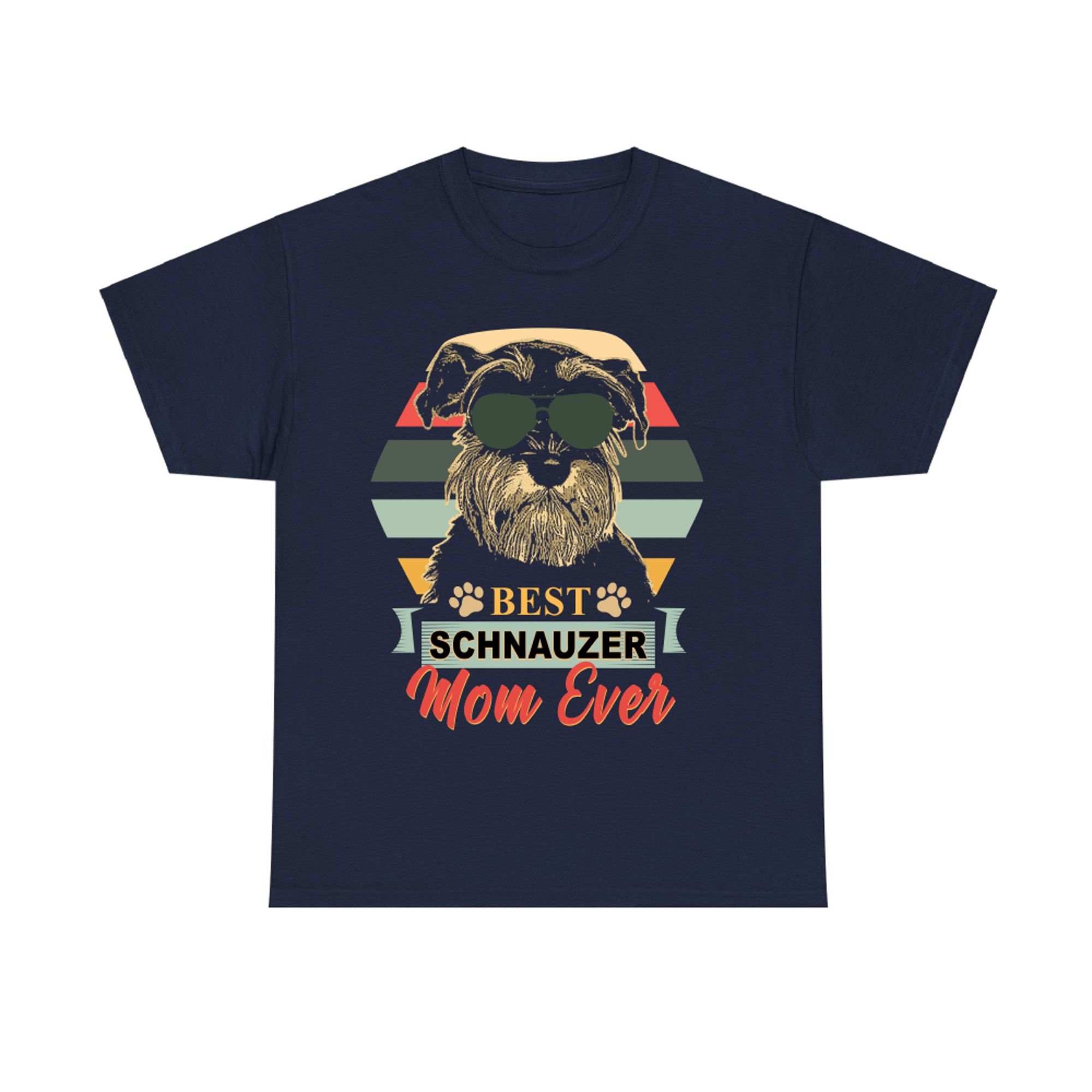 Best Schnauzer Mom Ever Miniature Schnauzer Dog T-shirt