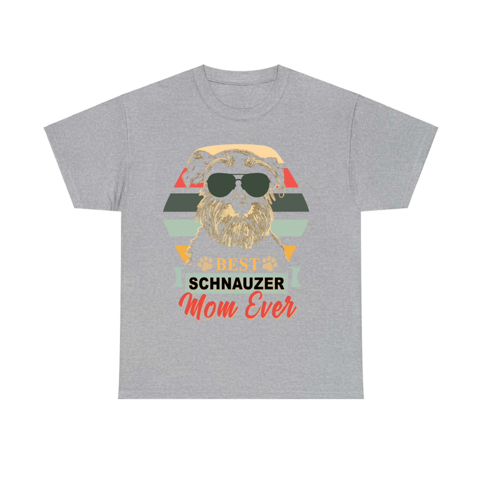 Best Schnauzer Mom Ever Miniature Schnauzer Dog T-shirt