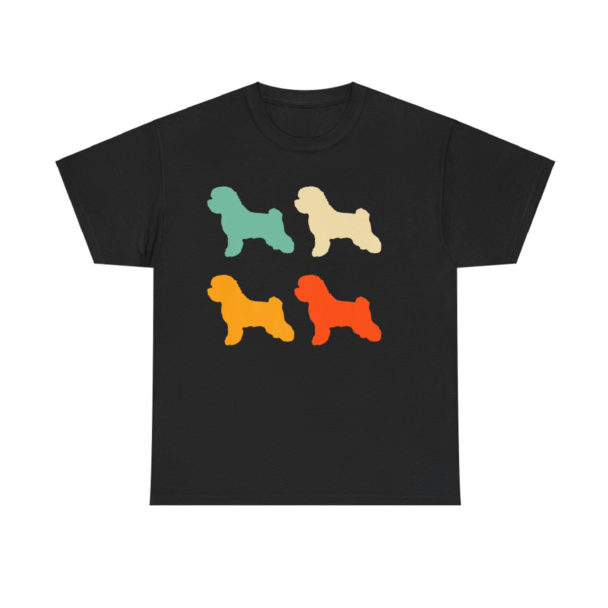 Bichon Frise Gift Dog Lover Retro Bichon Frise Vintage Dog T-shirt
