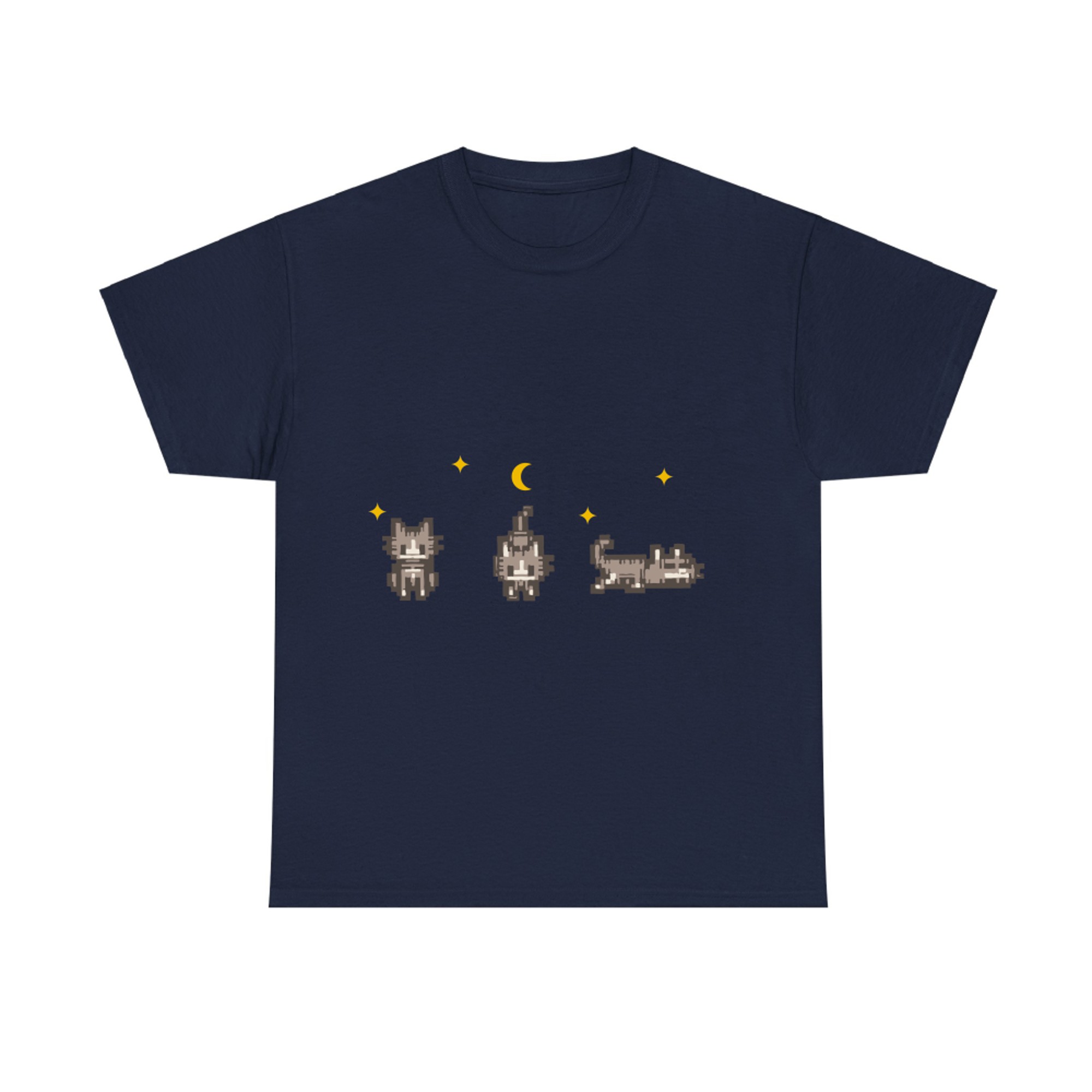 EMBROIDERED Stardew Valley Cat T-shirt