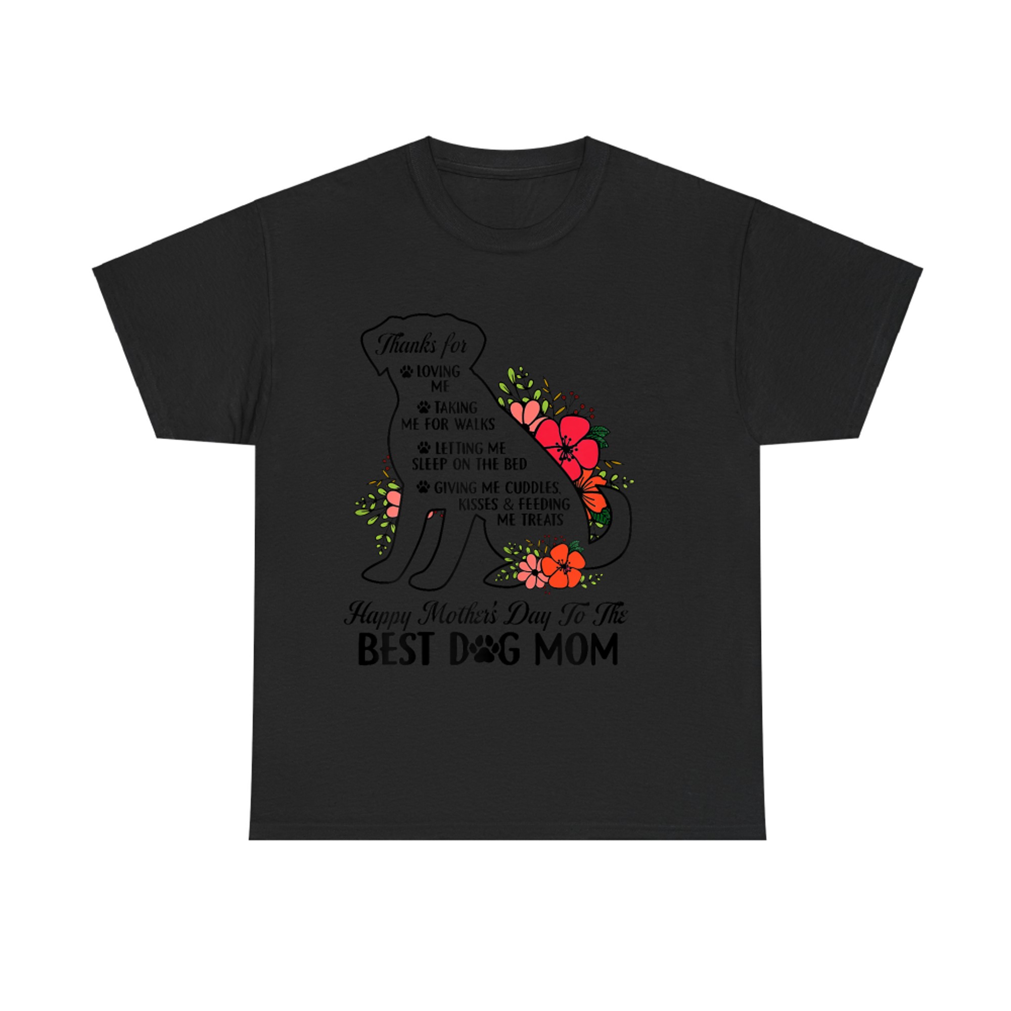 Happy Mother's Day To The Best Dog Mom Mothers Day Dog Lover T-shirt